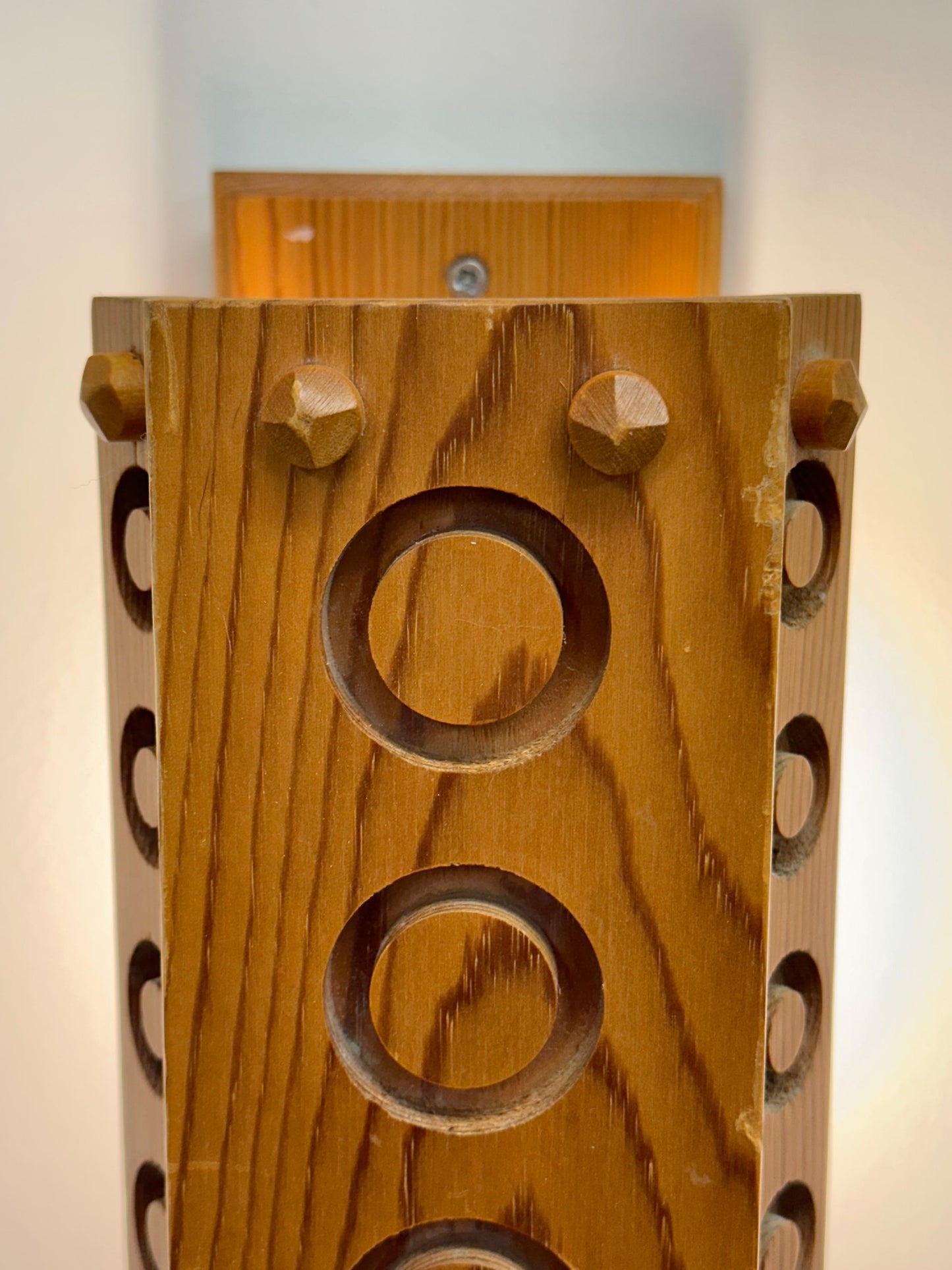 Frisman Vintage Swedish Organic Modern Wall Light, Pine