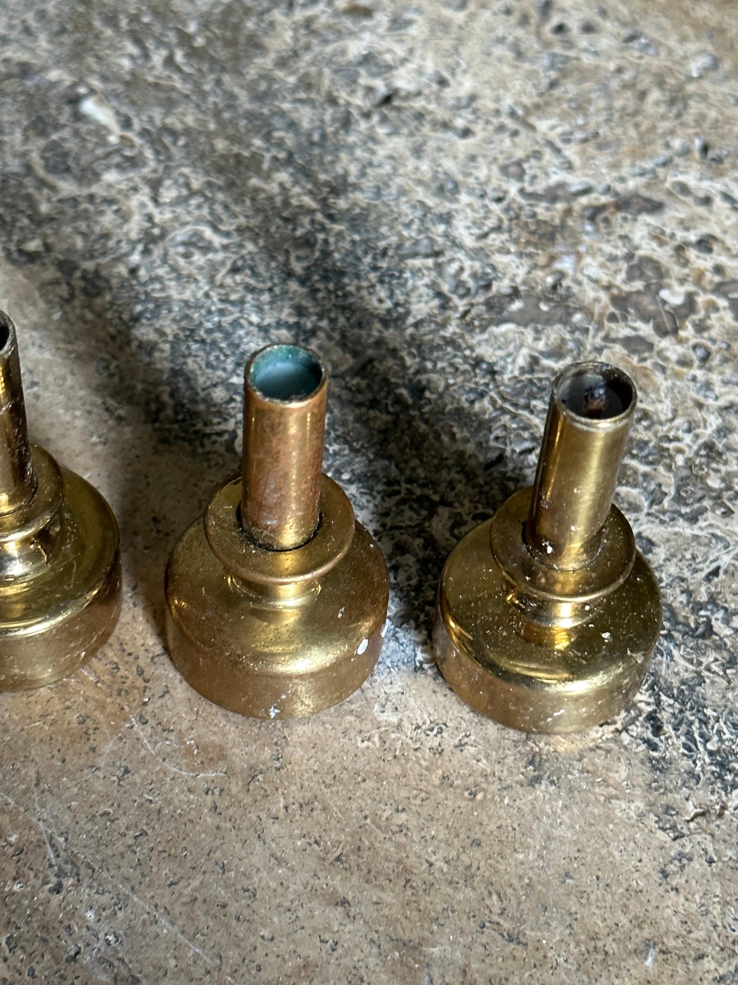 Frisman Vintage Hans Agne Jakobsson Brass Candle Holders, Set of 6