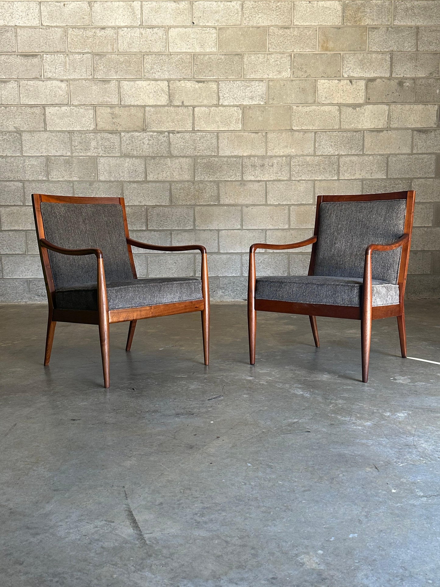 Frisman Vintage Lawrence Peadbody for Richardson Nemschoff Lounge Chairs- A Pair