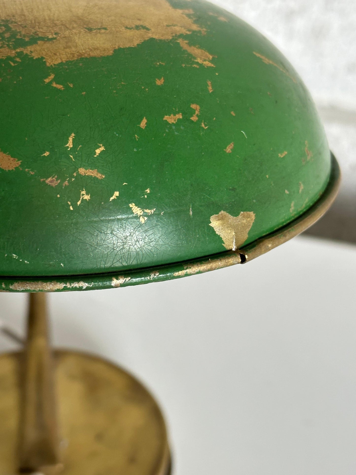Frisman Vintage 1940s Swedish Modern Organic Wall/ Table Lamp by Asea, Brass and Paint
