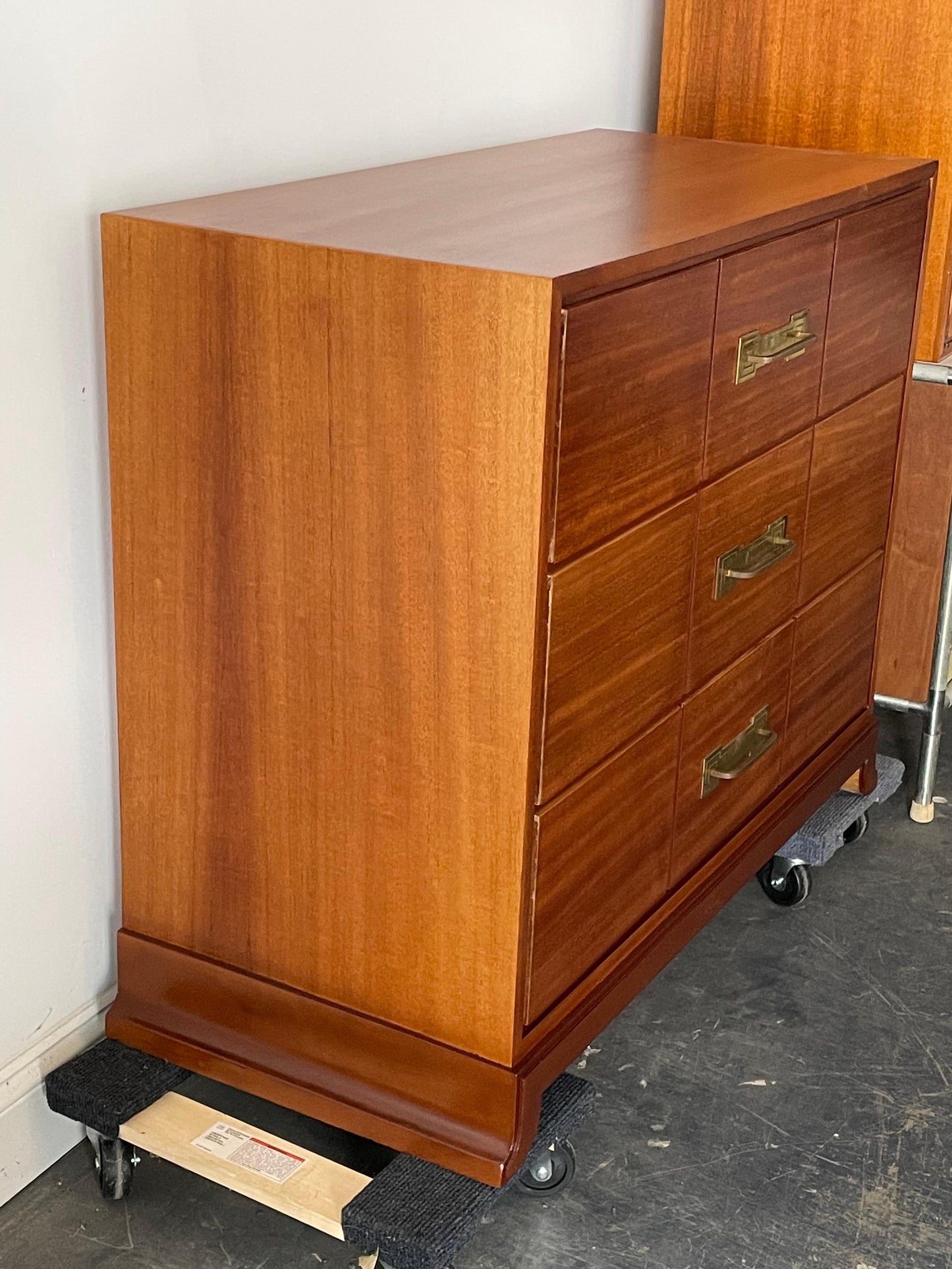 Frisman Vintage Tommi Parzinger Tall Chest or Dresser for Charak Modern