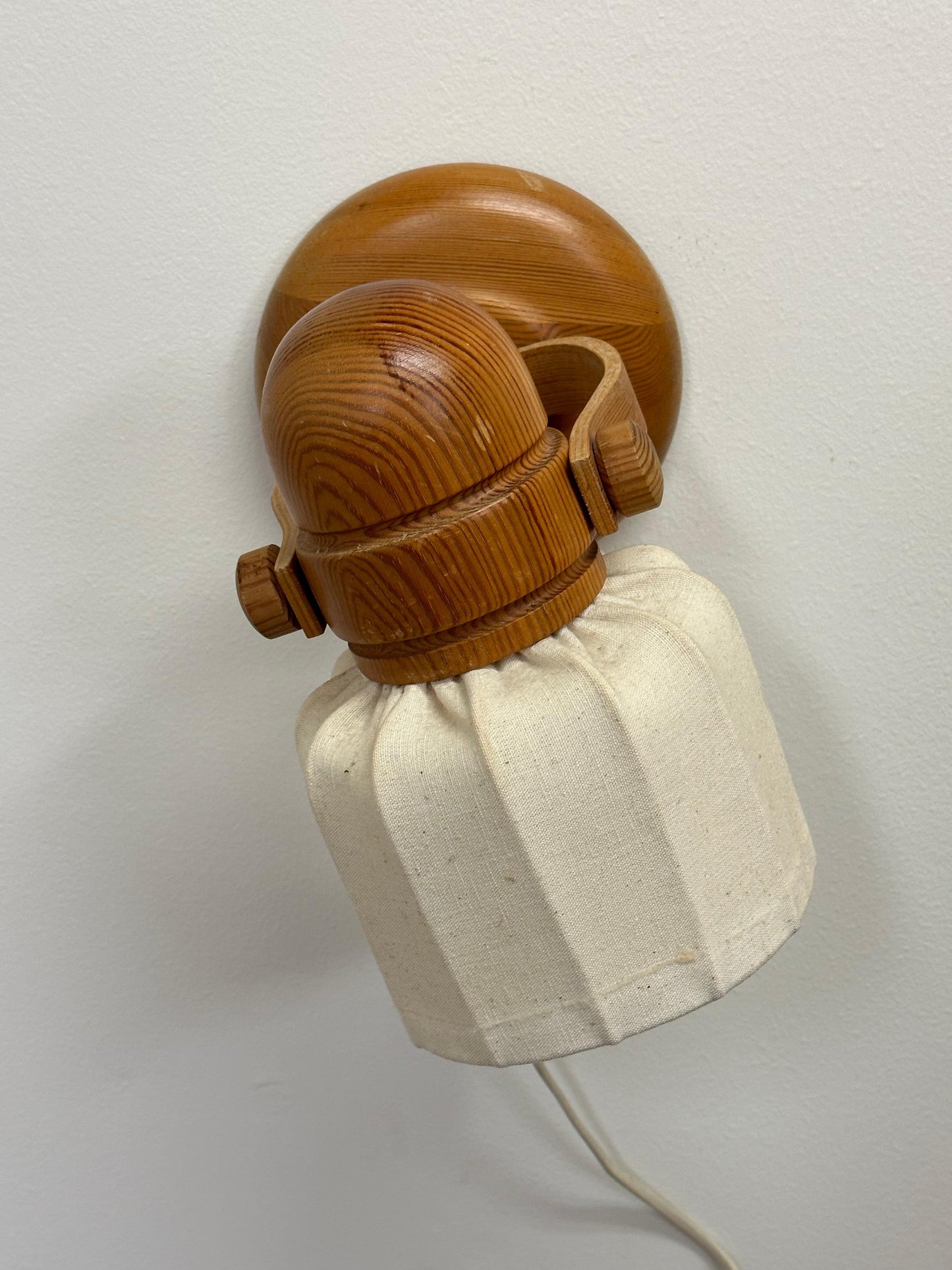 Frisman Vintage Markslöjd Sweden Pine Sconce or Wall Light