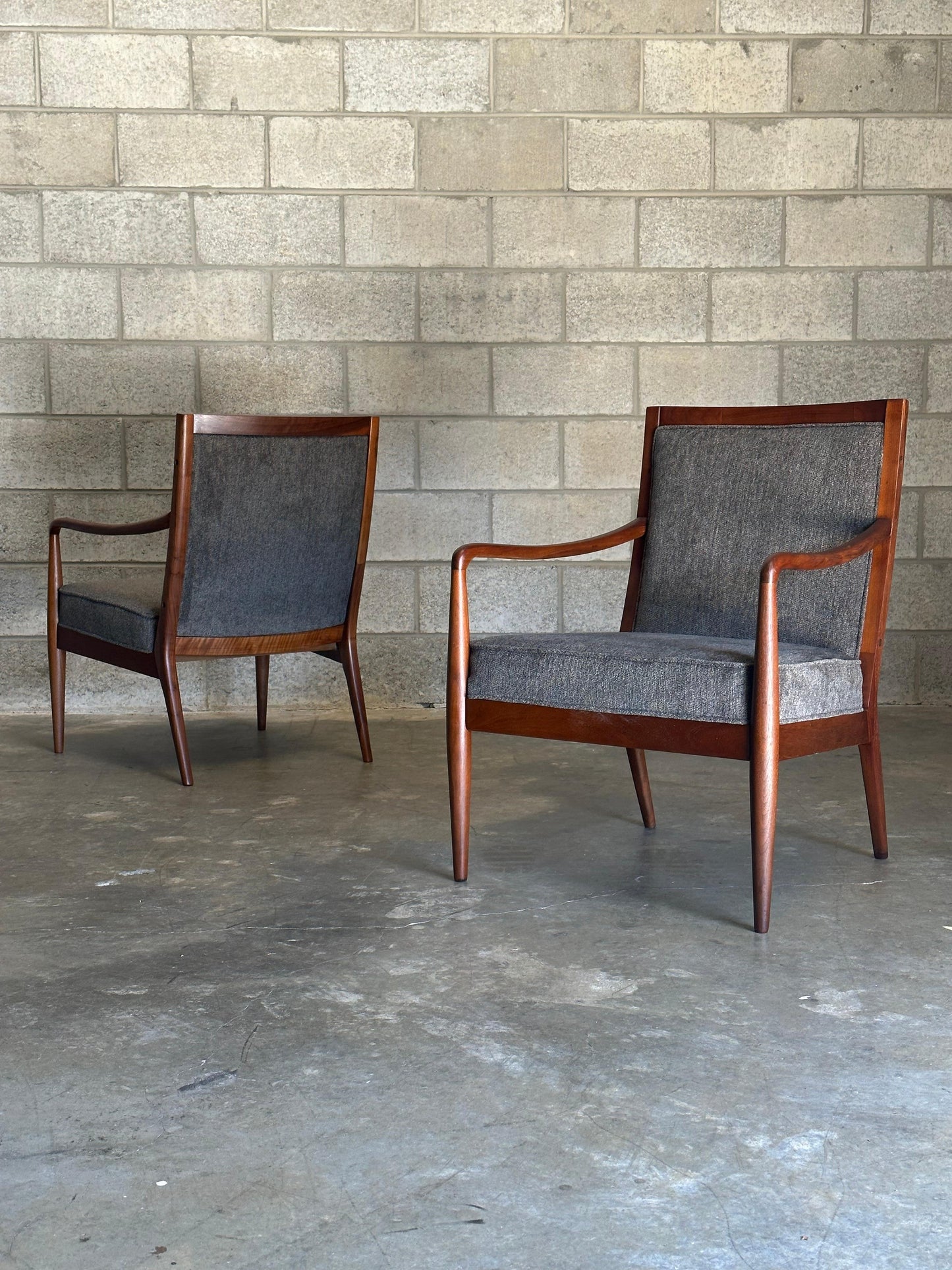 Frisman Vintage Lawrence Peadbody for Richardson Nemschoff Lounge Chairs- A Pair