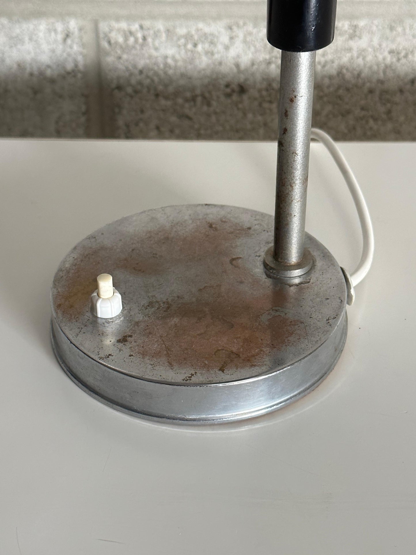 Frisman Vintage 1940s Harald Notini for Böhlmarks Attributed Table Lamp, Sweden