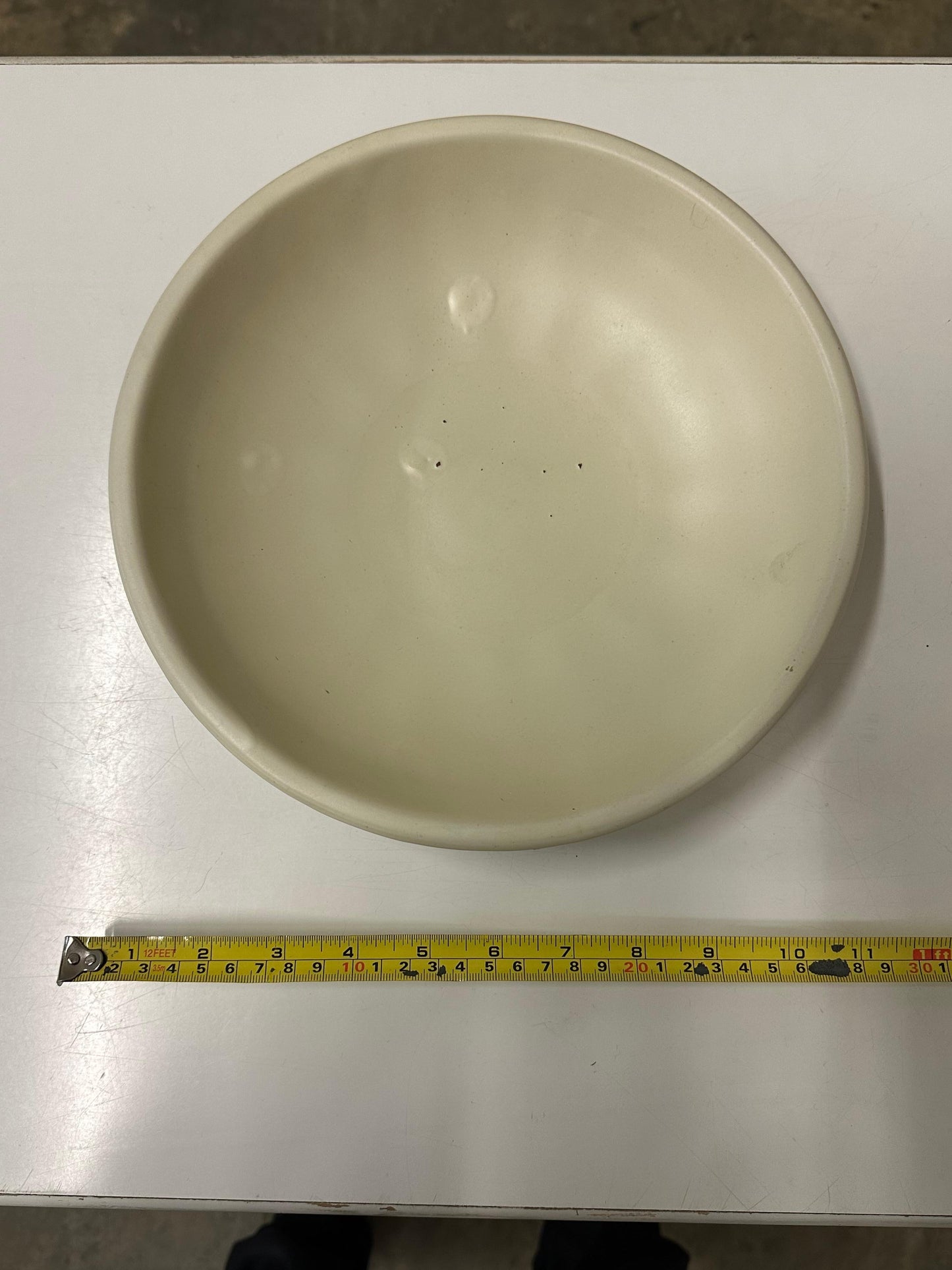Frisman Vintage Swedish Large Ceramic Low Bowl Attributed to Harald Östergren for Upsala Ekeby