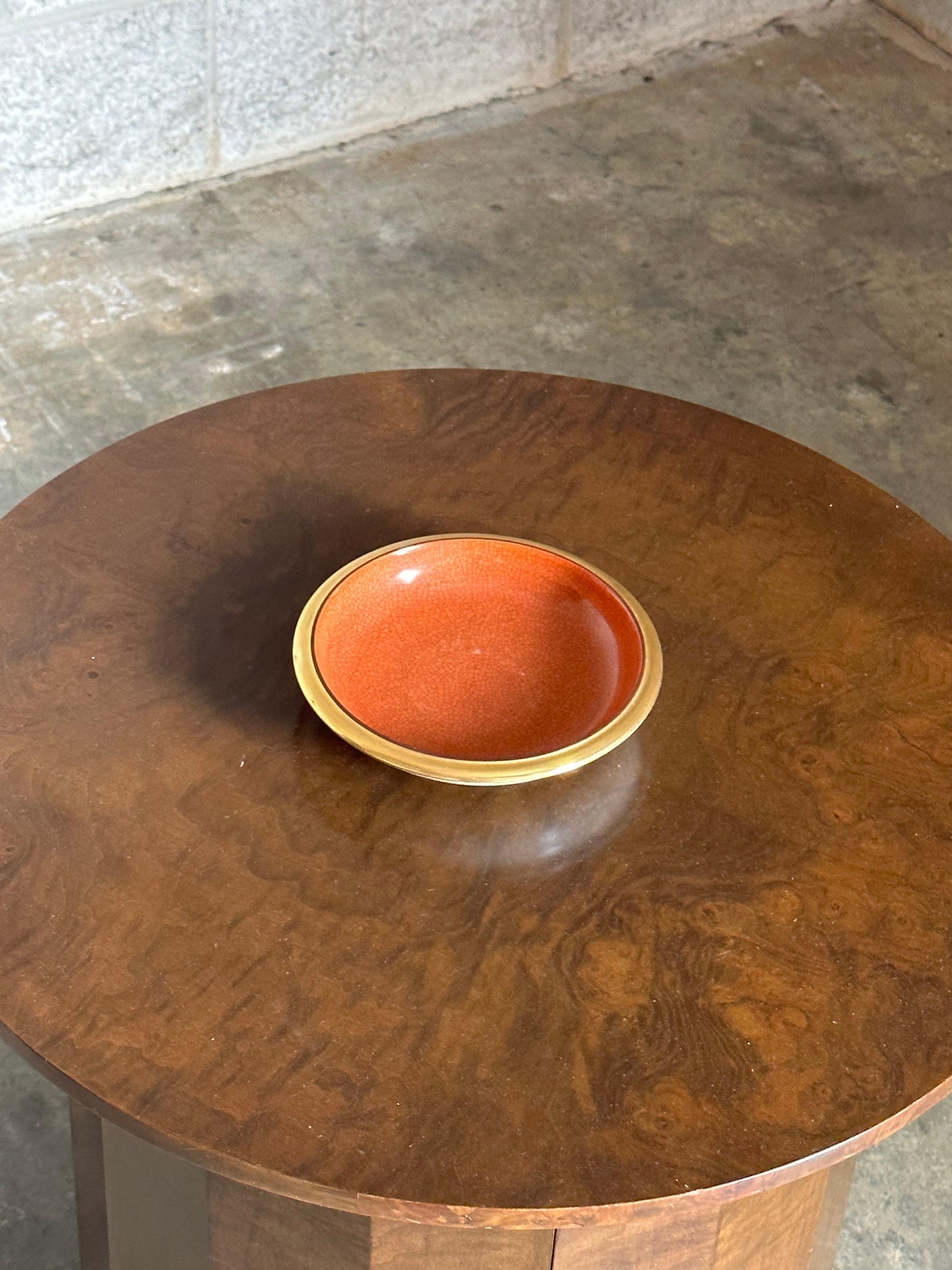Frisman Vintage Thorkild Olsen for Royal Copenhagen Crackle Glazed Bowl, Denmark