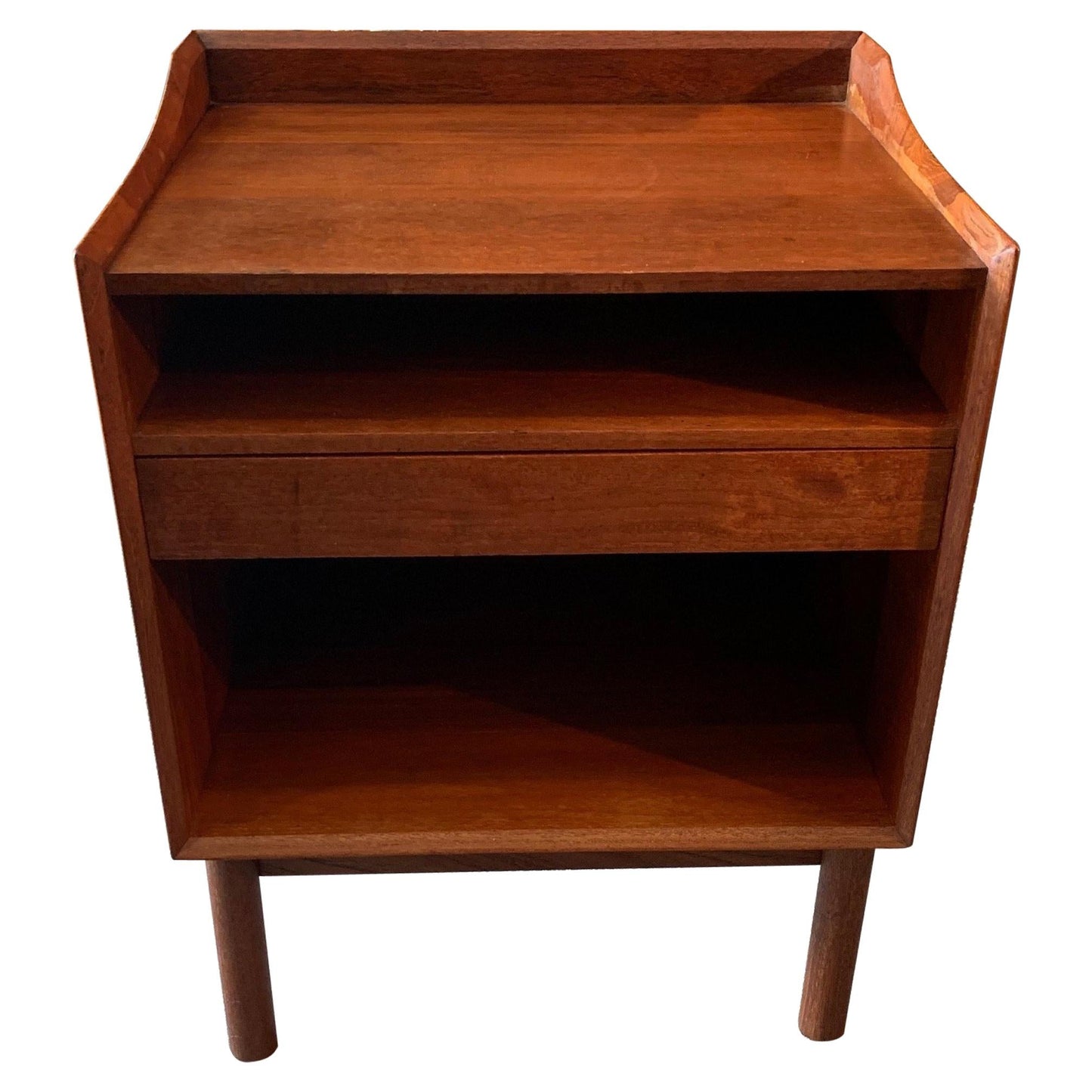 Frisman Vintage Teak Nightstand by Peter Hvidt and Olga Mølgaard for Søborg Møbelfabrik