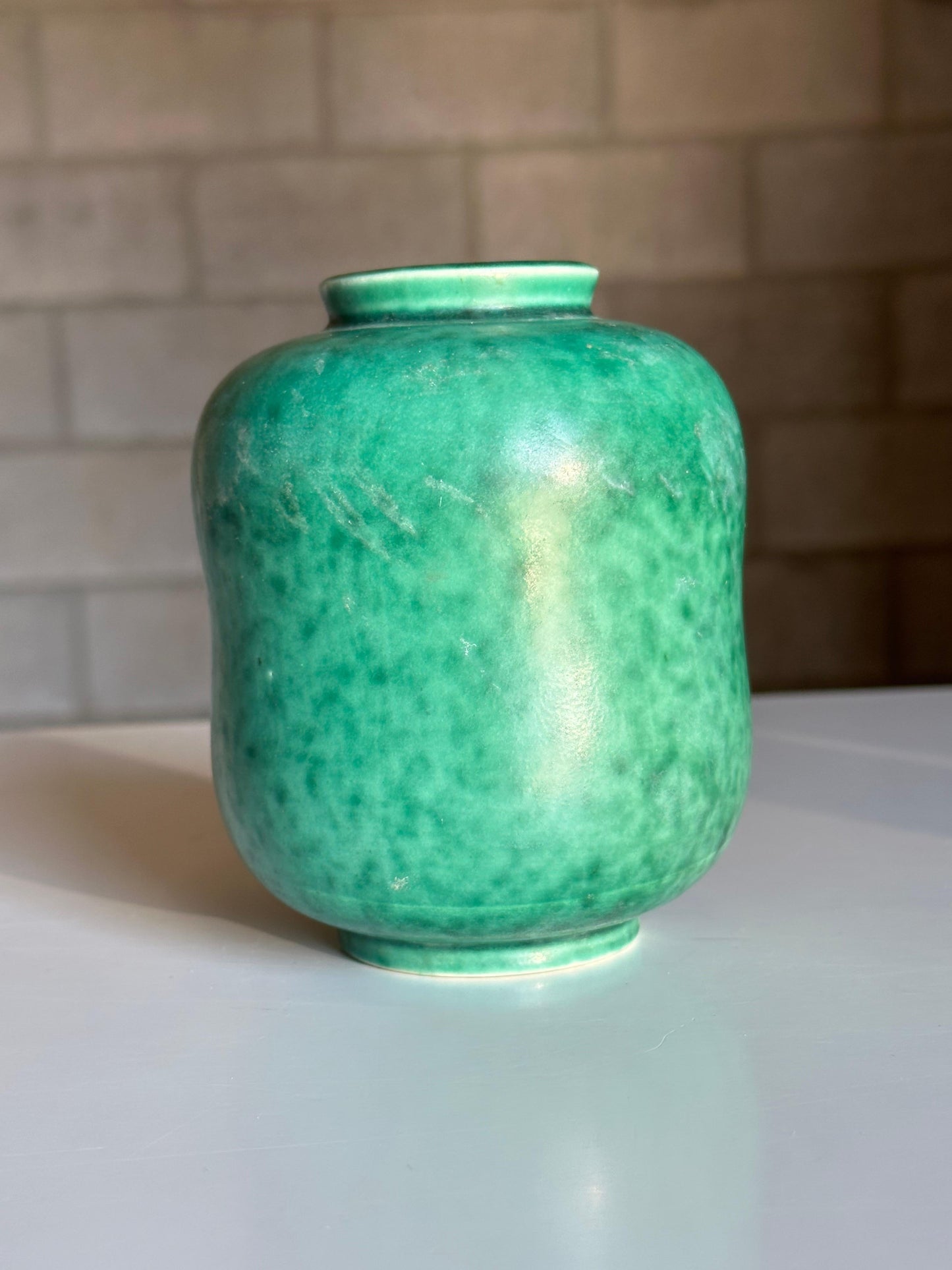 Frisman Vintage Wilhelm Kåge for Gustavsberg Argenta Gourd Shaped Vase