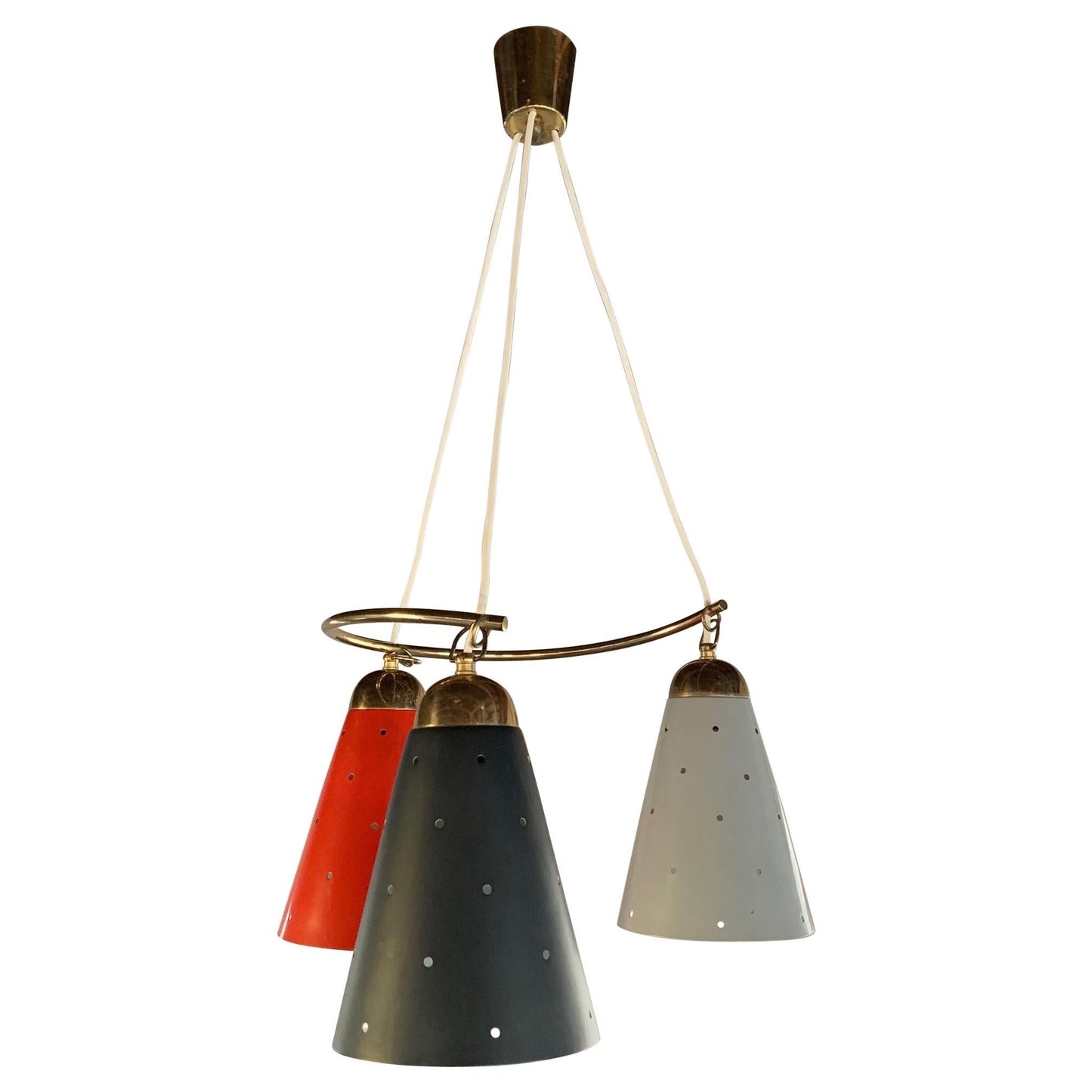 Frisman Vintage Elegant German Modernist Chandelier