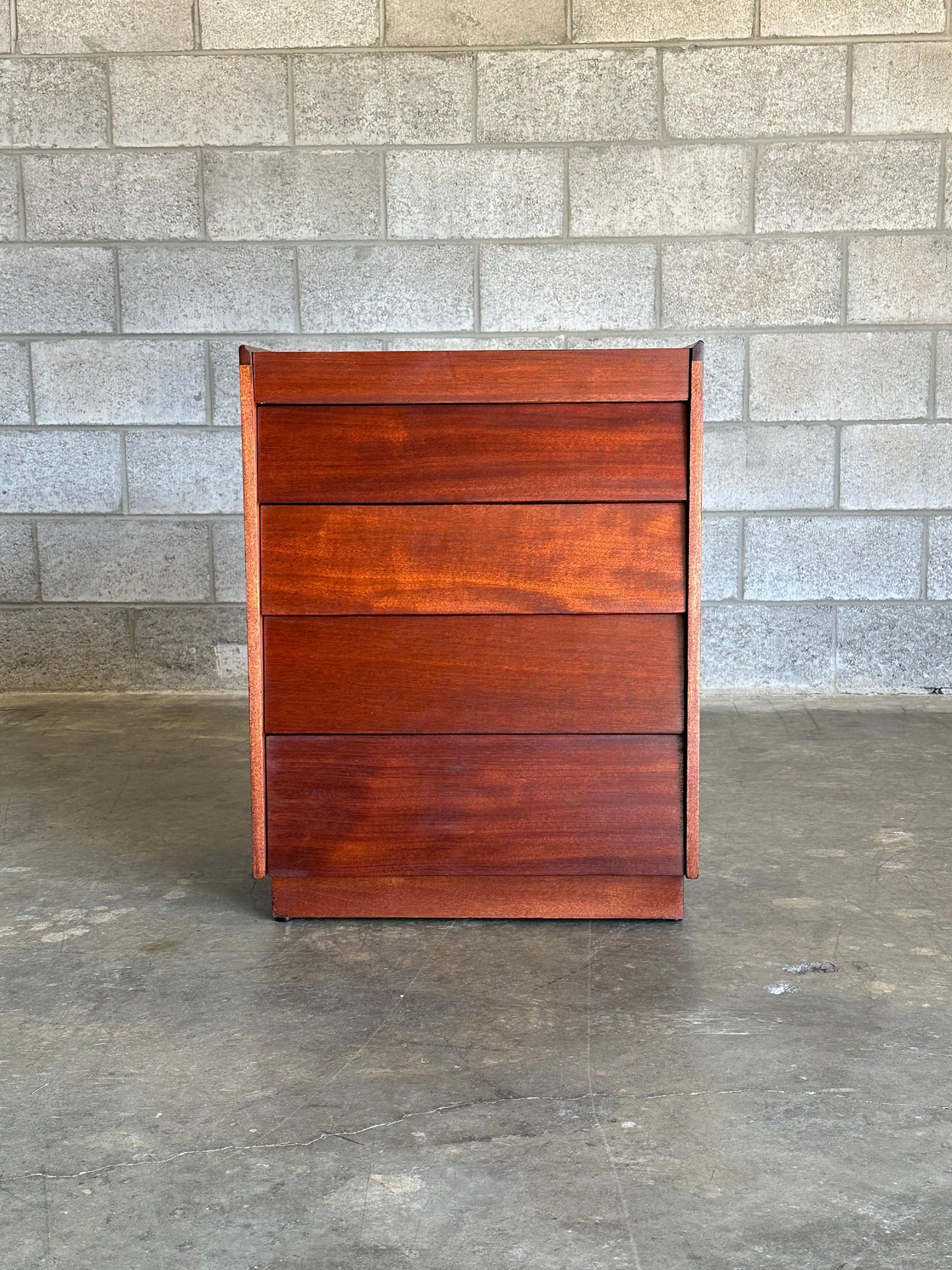 Frisman Vintage Edward Wormley for Dunbar Small Louvered Chest of Drawers