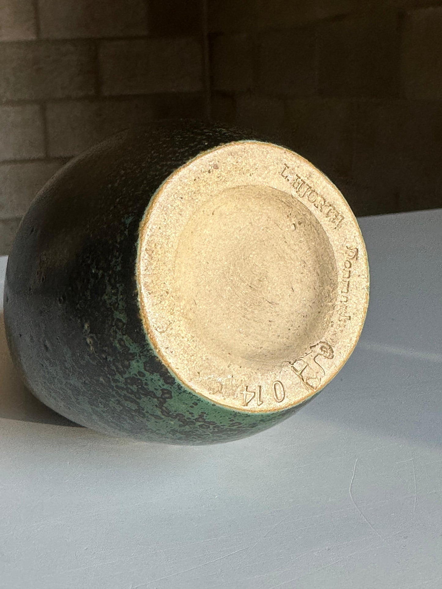 Frisman Vintage L. Hjorth Vase in Glazed Stoneware