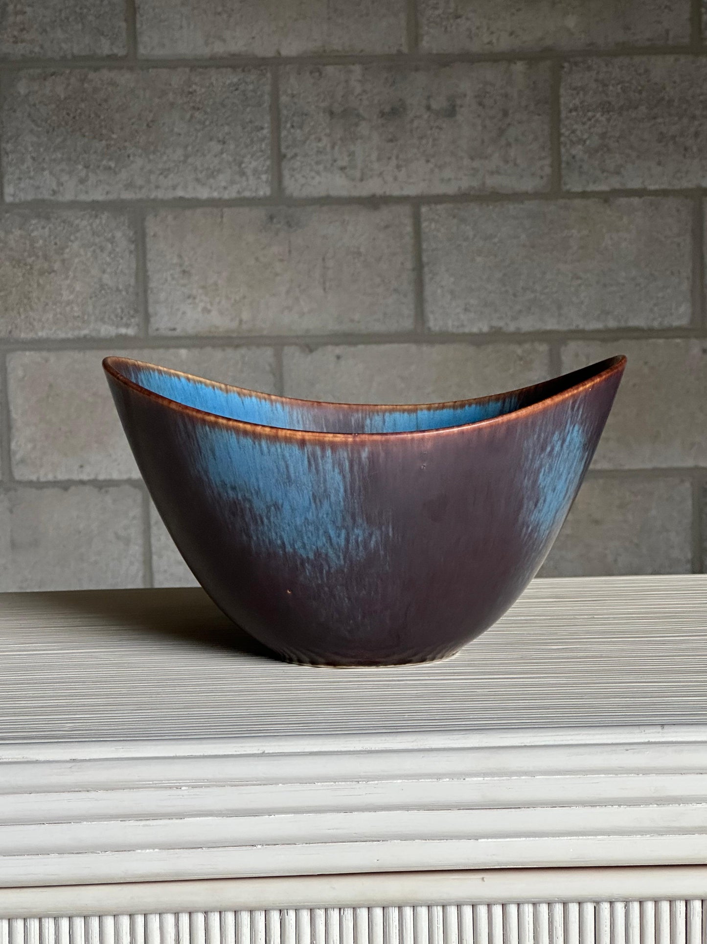 Frisman Vintage Gunnar Nylund for Rörstrand Large AXK Stoneware Bowl