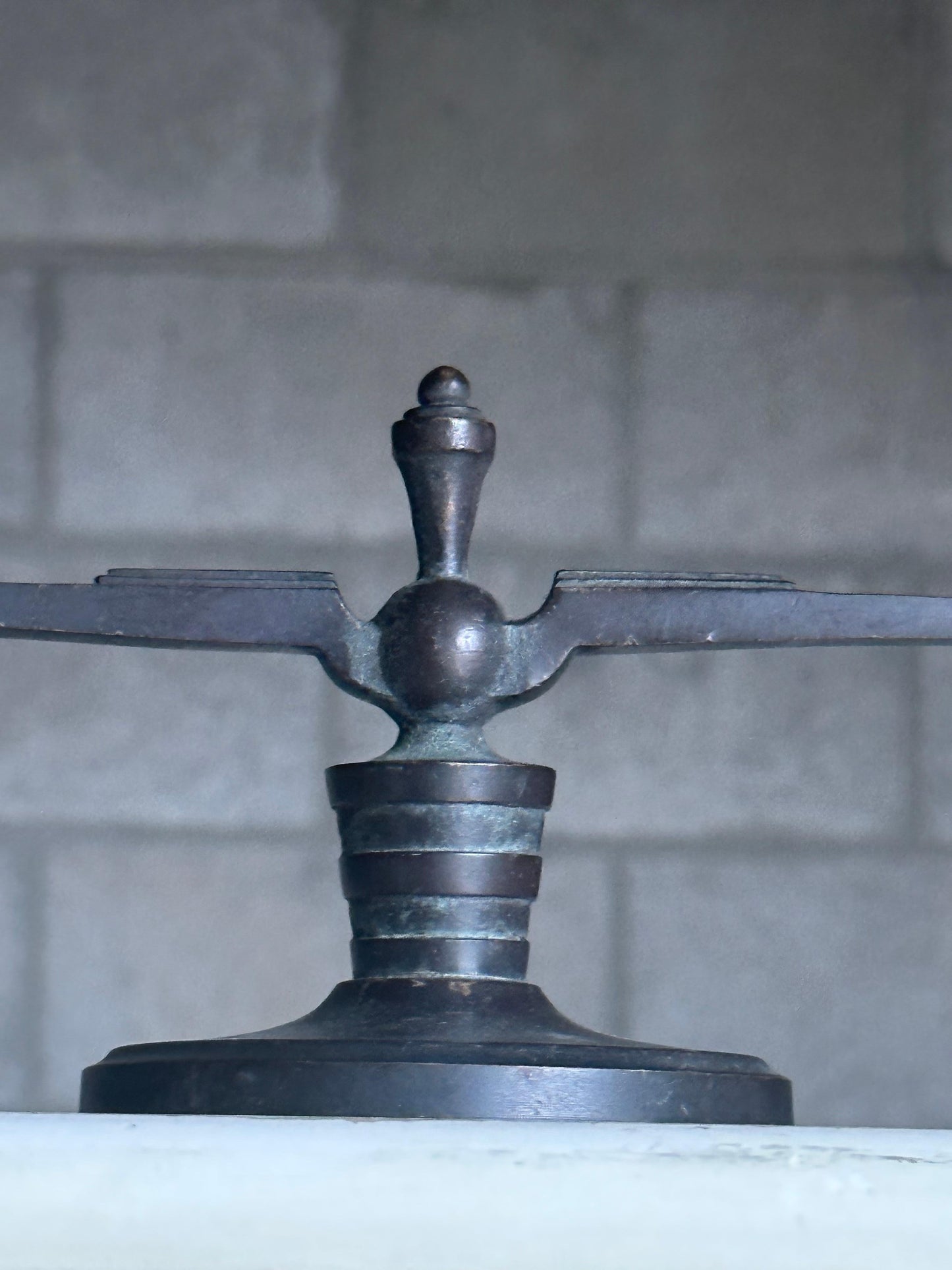 Frisman Vintage Bronze Candelabras by Nils Johan for äkta Brons Svensk Vara, a Pair