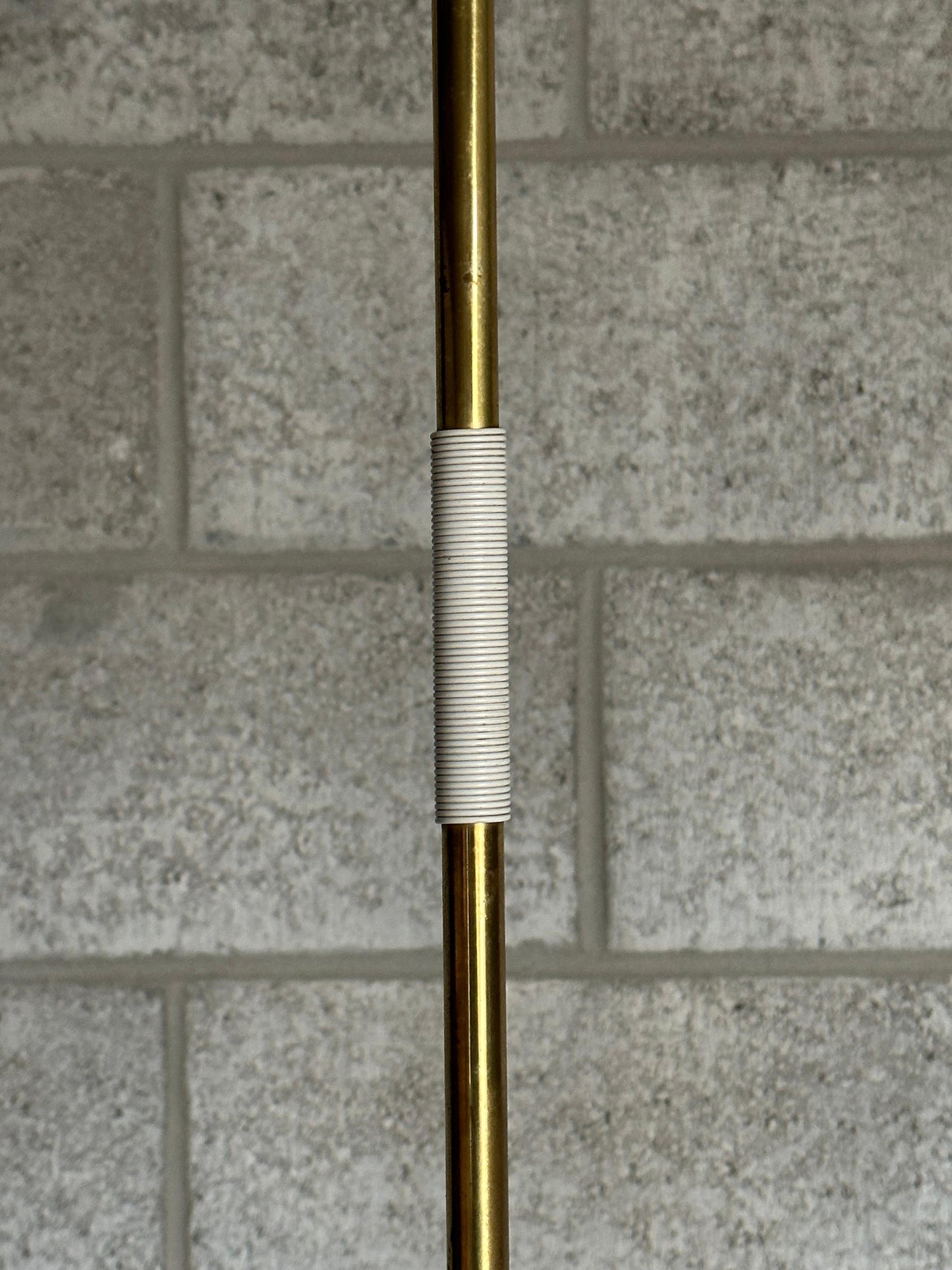 Frisman Vintage Minimalist Floor Lamp by Rupert Nikoll, Brass and Iron