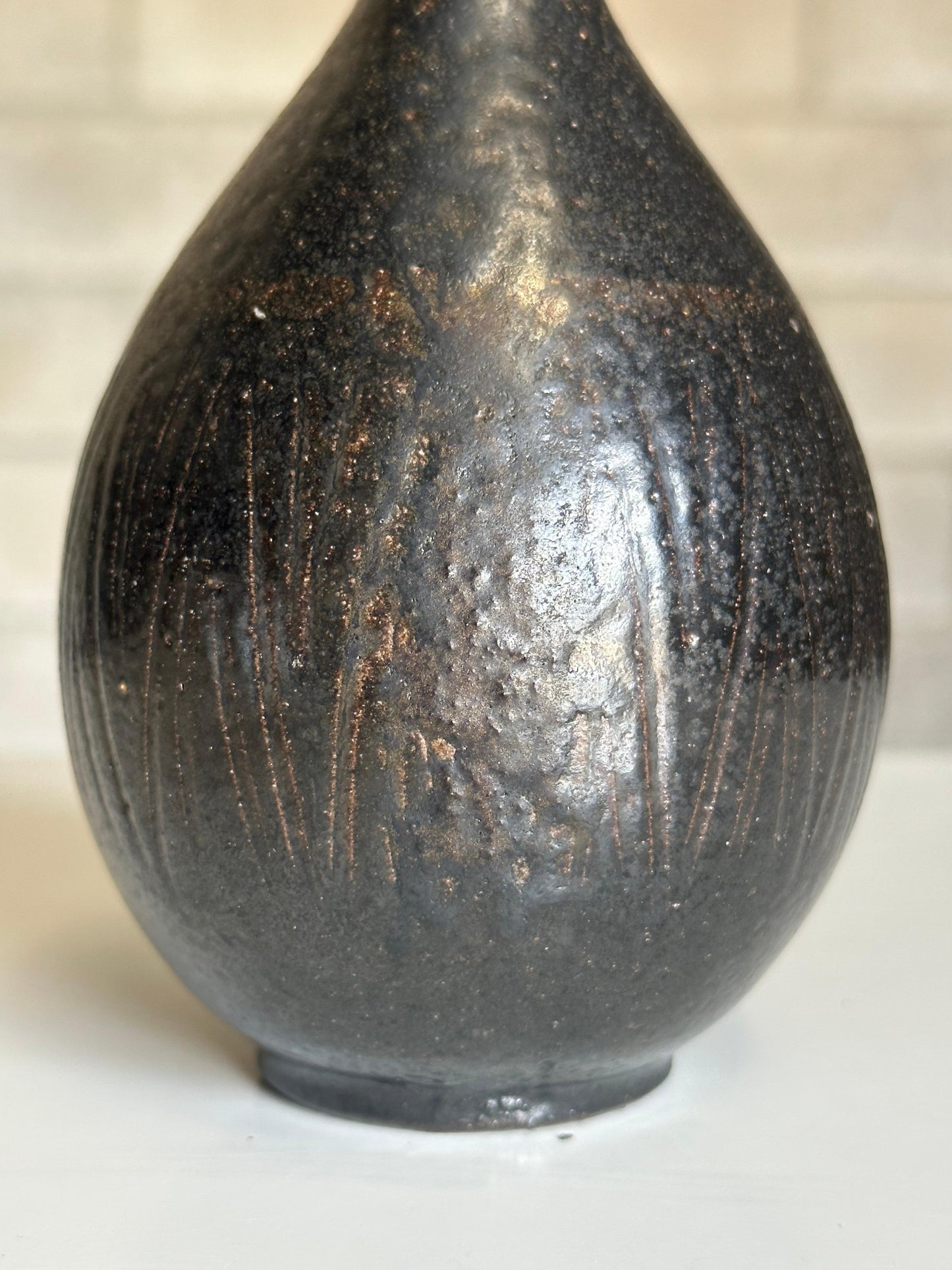 Frisman Vintage Arthur Andersson Vase for Wallåkra, 1950s Sweden