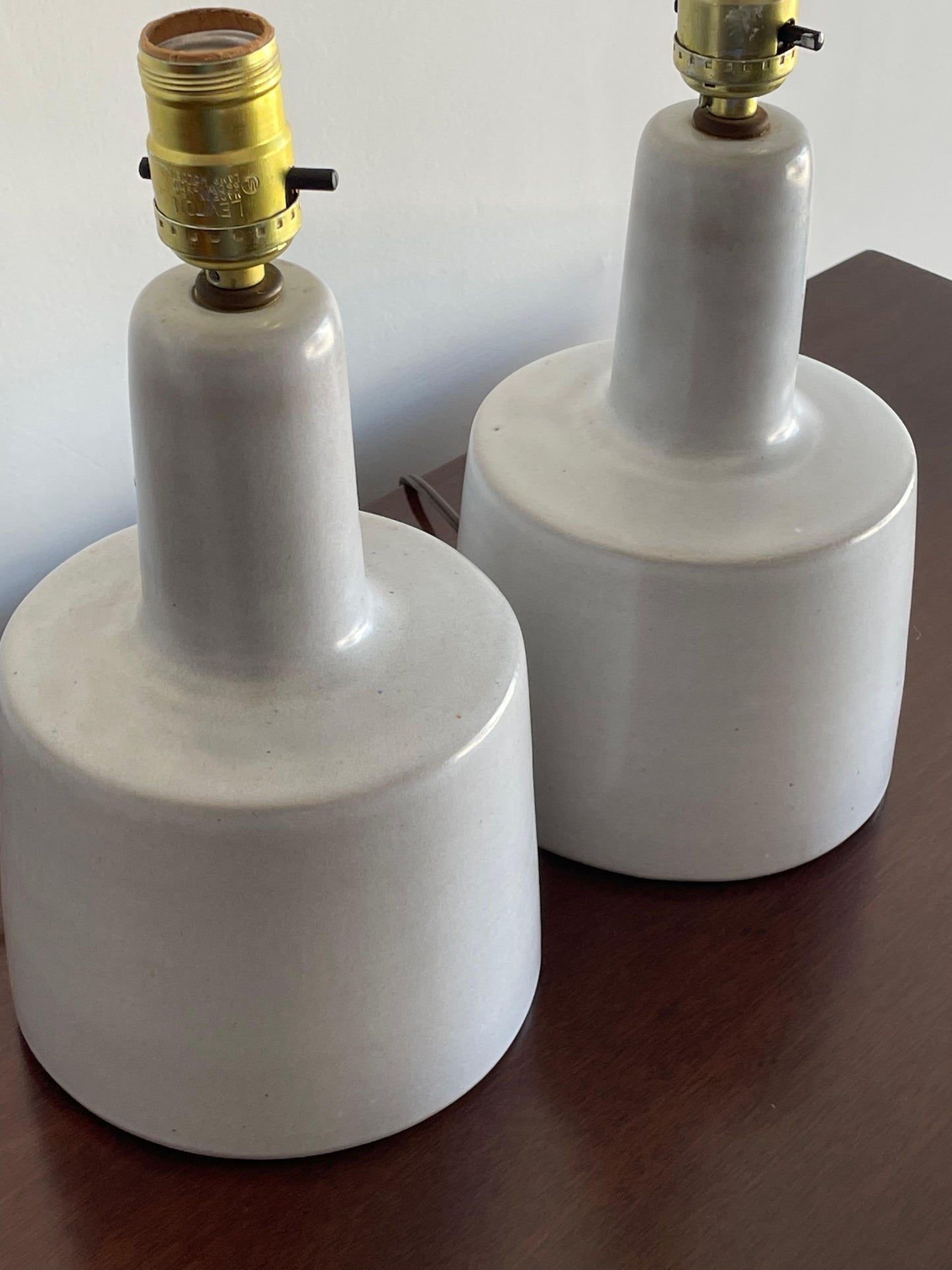 Frisman Vintage Martz Lamps by Jane and Gordon Martz for Marshall Studios, Ceramic Table Lamps