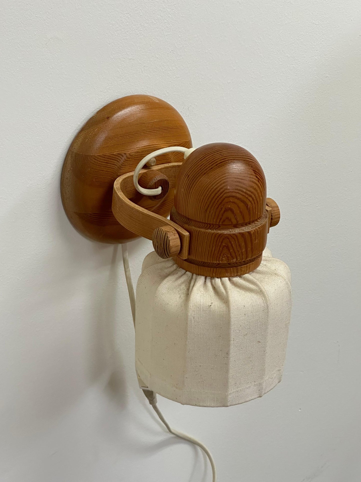 Frisman Vintage Markslöjd Sweden Pine Sconce or Wall Light