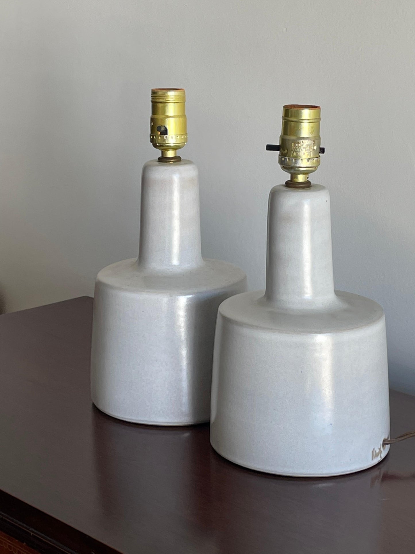 Frisman Vintage Martz Lamps by Jane and Gordon Martz for Marshall Studios, Ceramic Table Lamps