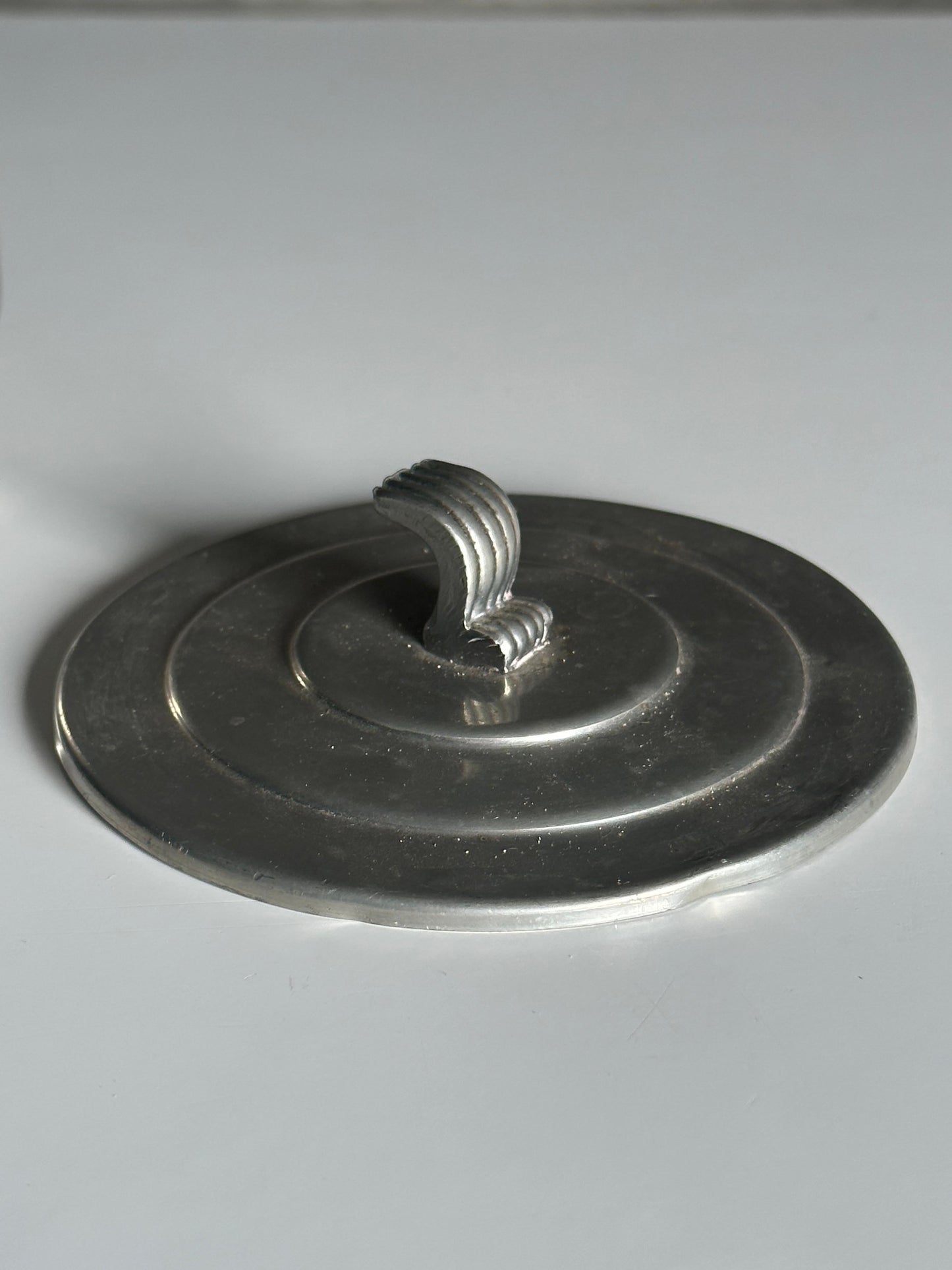 Frisman Vintage Footed Lidded Jar by Svenskt Tenn in Pewter
