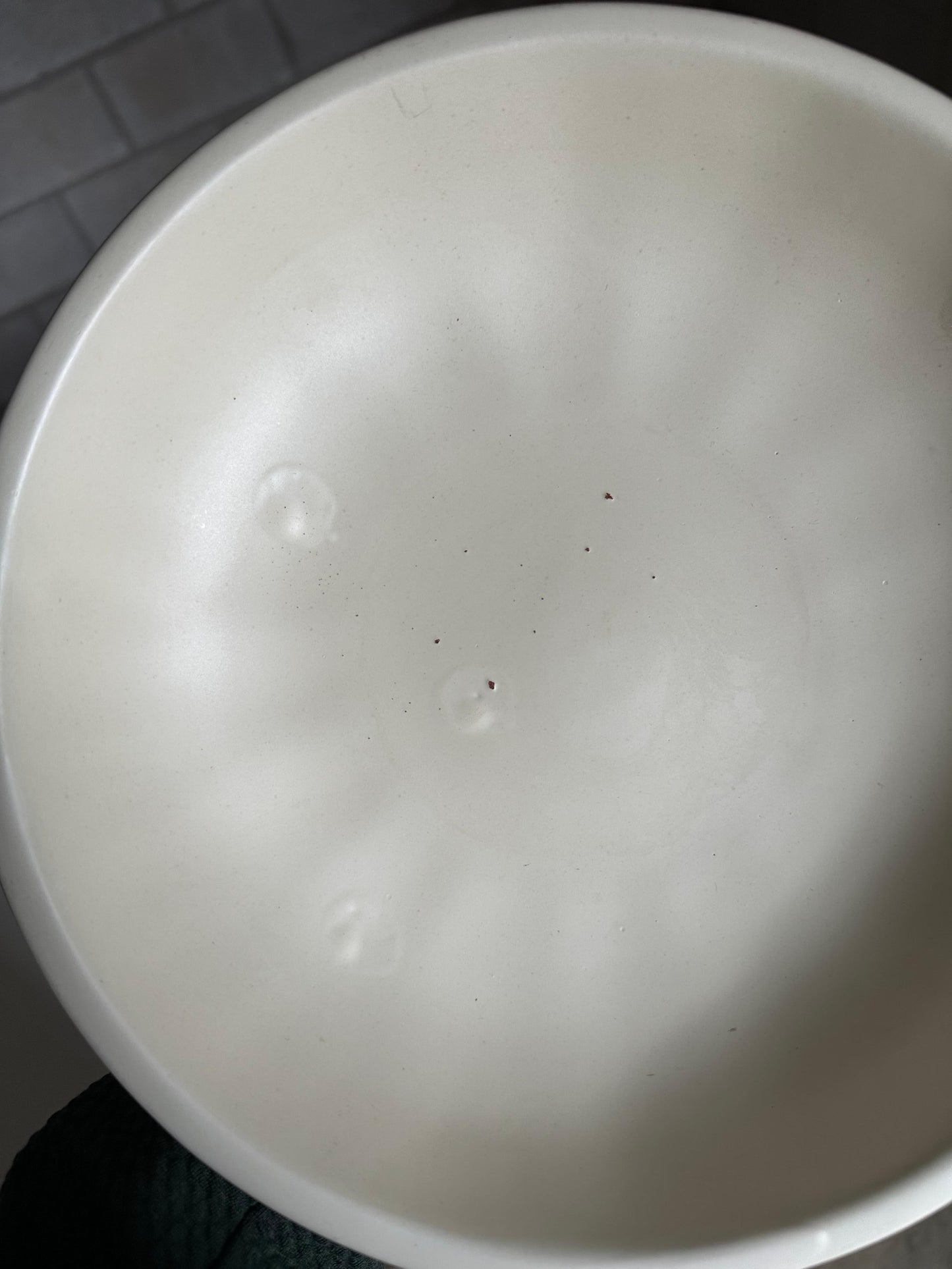 Frisman Vintage Swedish Large Ceramic Low Bowl Attributed to Harald Östergren for Upsala Ekeby