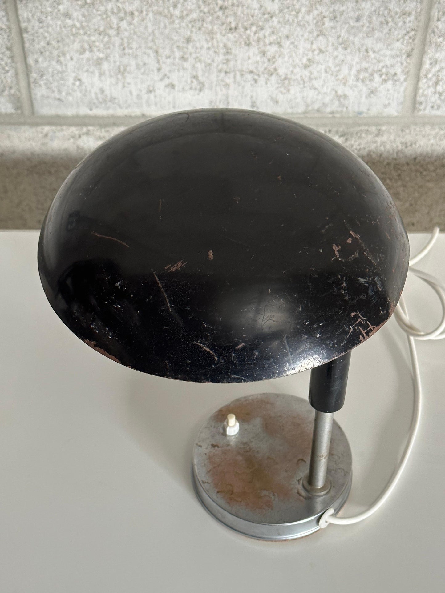 Frisman Vintage 1940s Harald Notini for Böhlmarks Attributed Table Lamp, Sweden