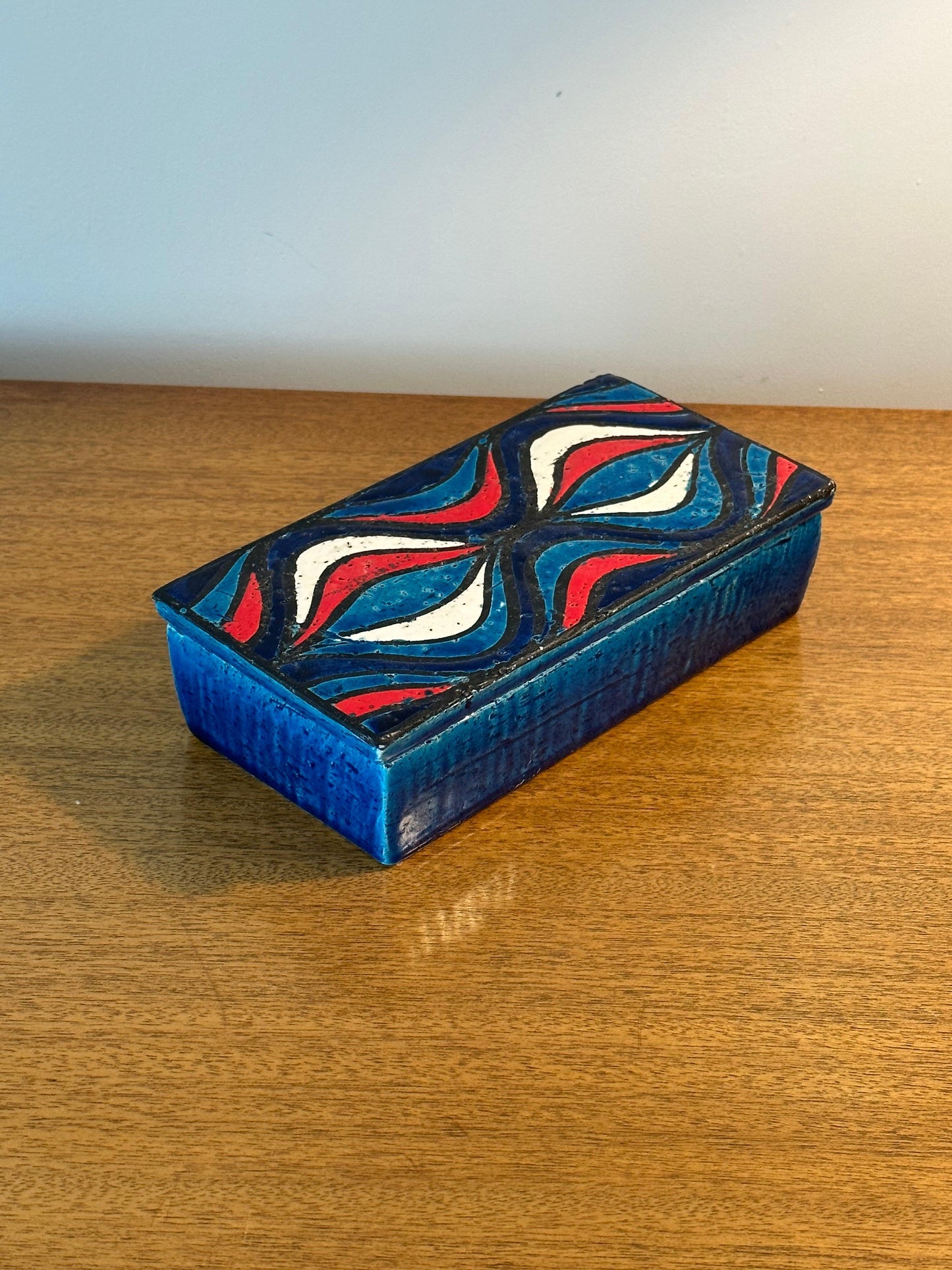 Frisman Vintage Aldo Londi for Bitossi Lidded Box, Onion Decor