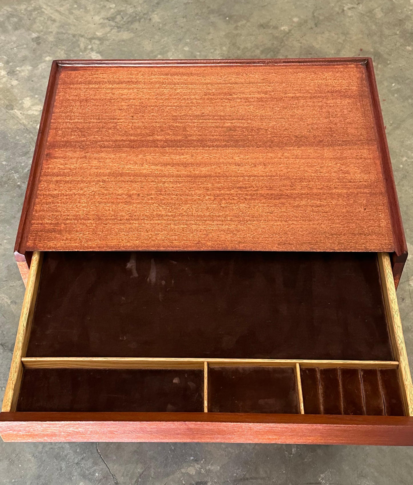 Frisman Vintage Edward Wormley for Dunbar Small Louvered Chest of Drawers