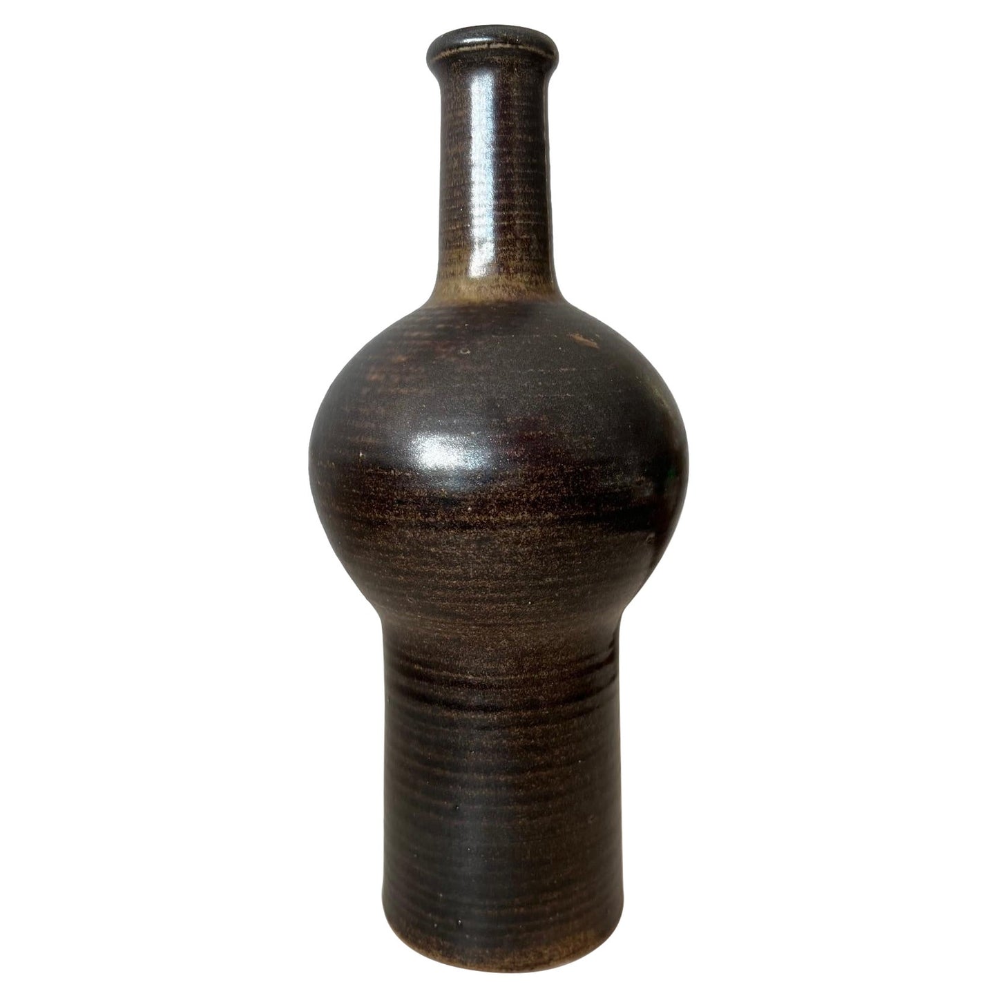 Frisman Vintage Ceramic Vase By Okki Laine Finland Ca' 1950's