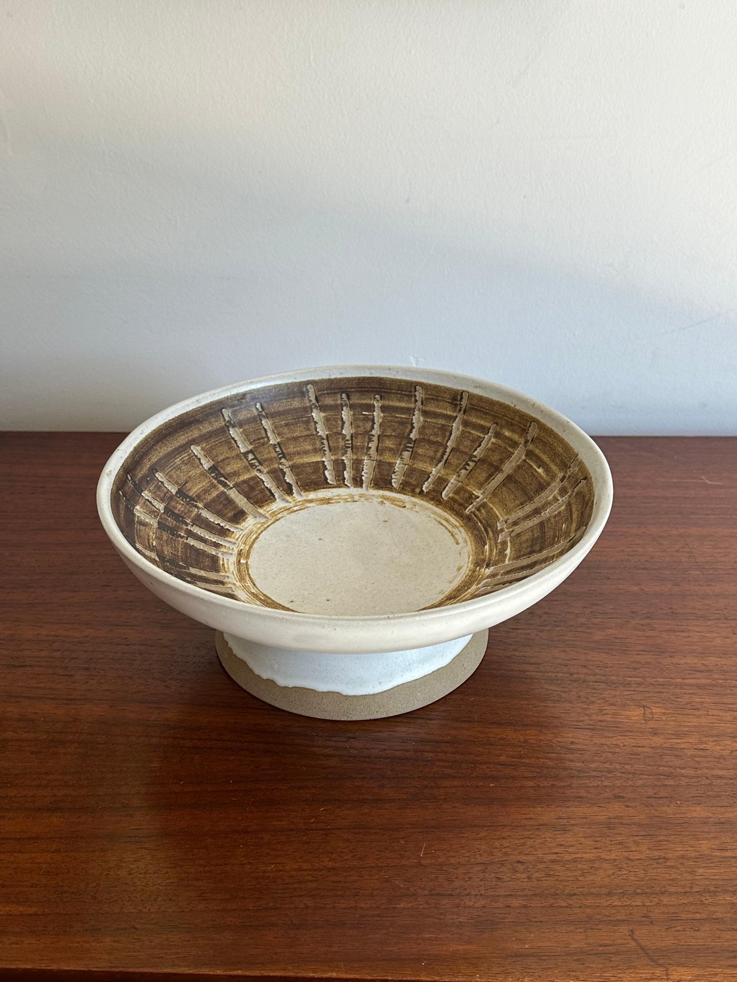 Frisman Vintage Jane and Gordon Martz Footed Bowl for Marshall Studios