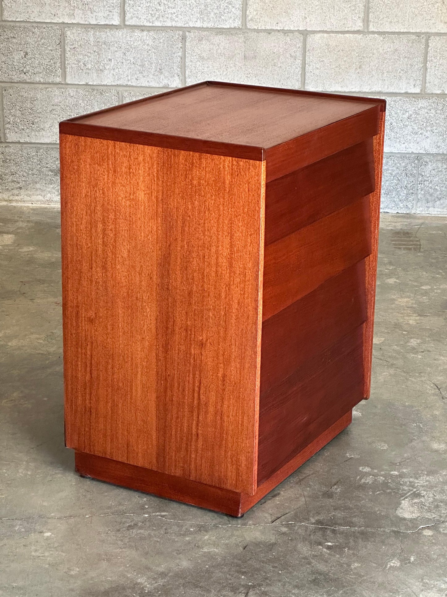 Frisman Vintage Edward Wormley for Dunbar Small Louvered Chest of Drawers
