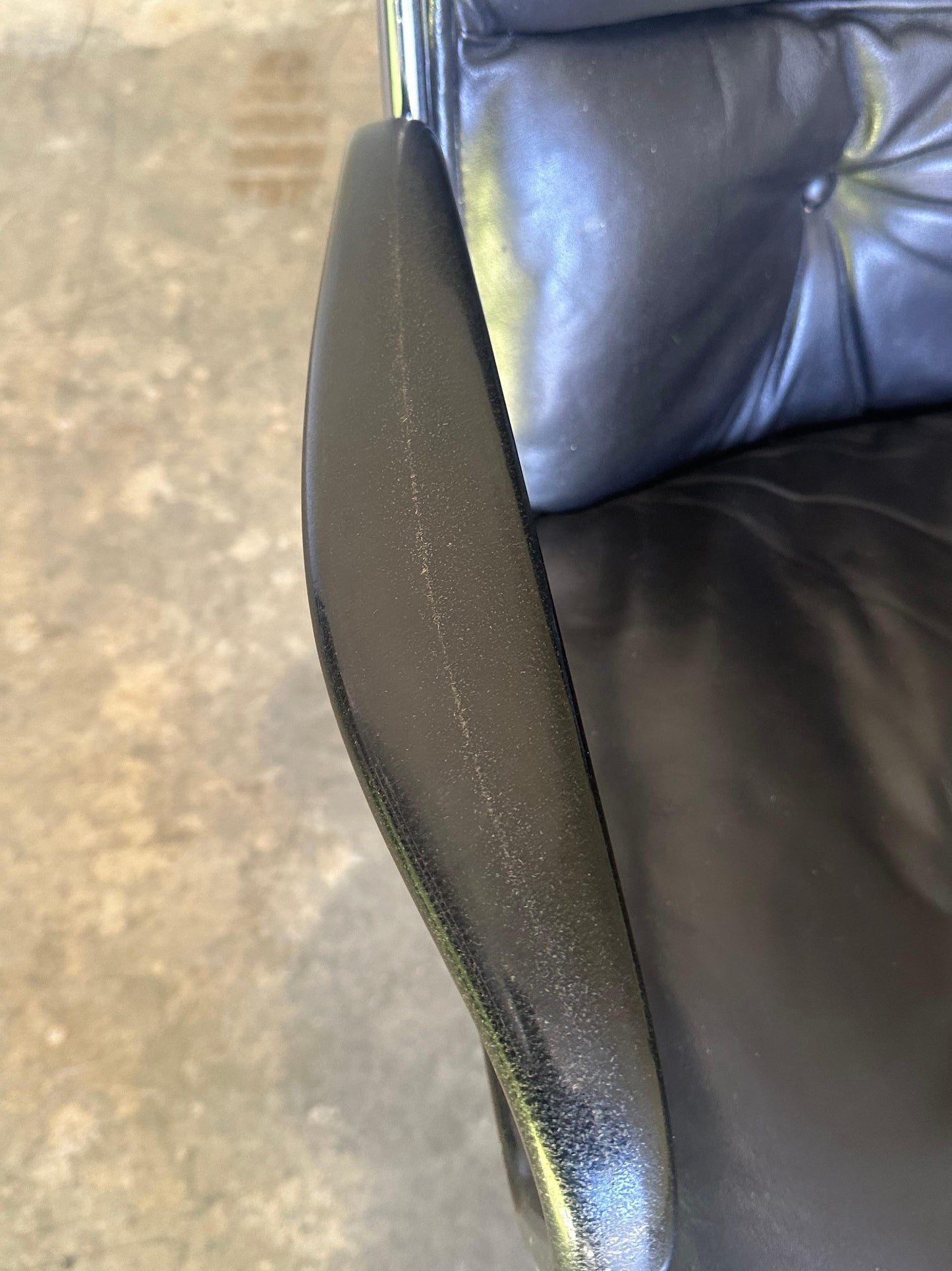 Frisman Vintage 1970s Charles Pollock for Knoll Office Desk Chair