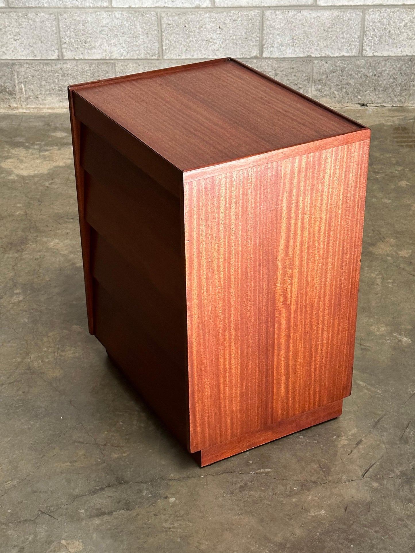 Frisman Vintage Edward Wormley for Dunbar Small Louvered Chest of Drawers