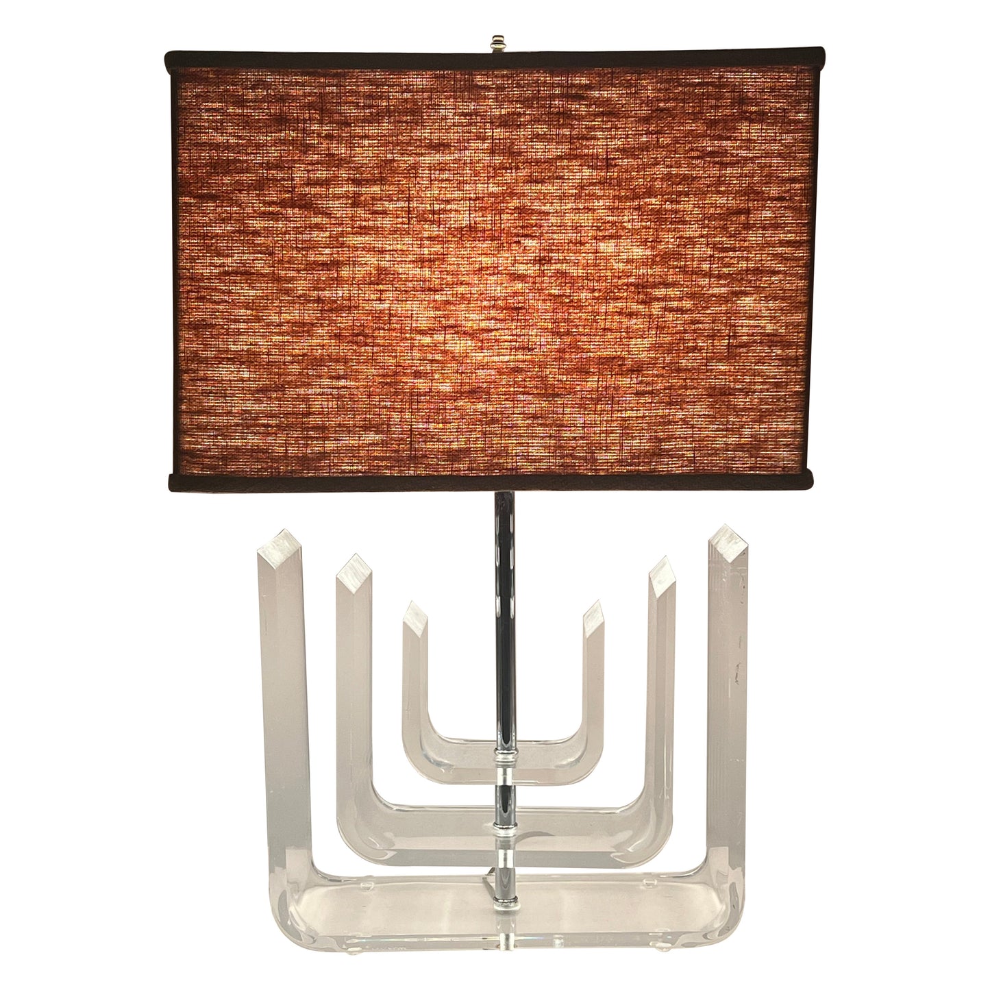 Frisman Vintage A Vintage Table Lucite Lamp By Marlee Ca' 1970's