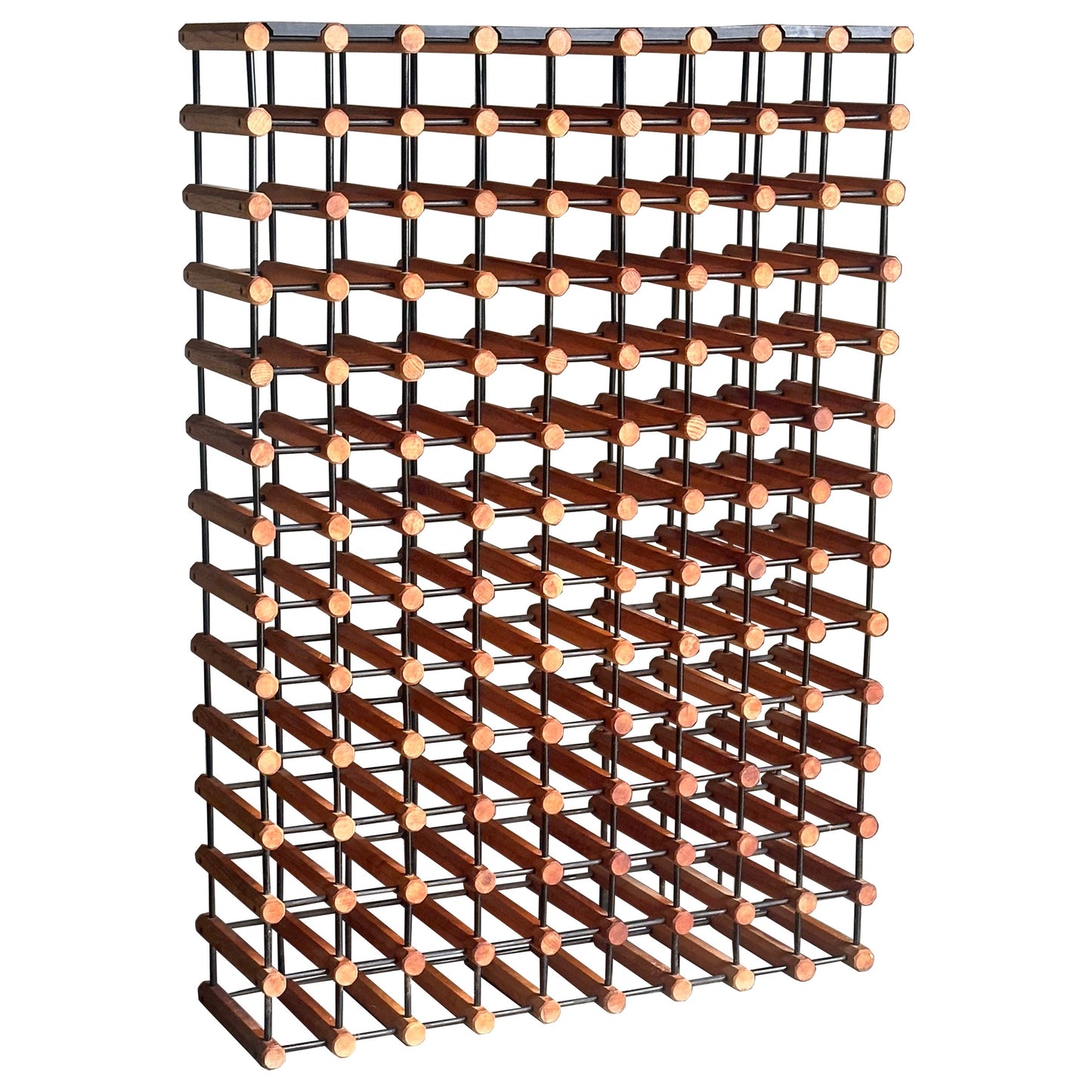 Frisman Vintage Monumental Danish Modular Wine Rack After Richard Nissen for Nissen Langaa