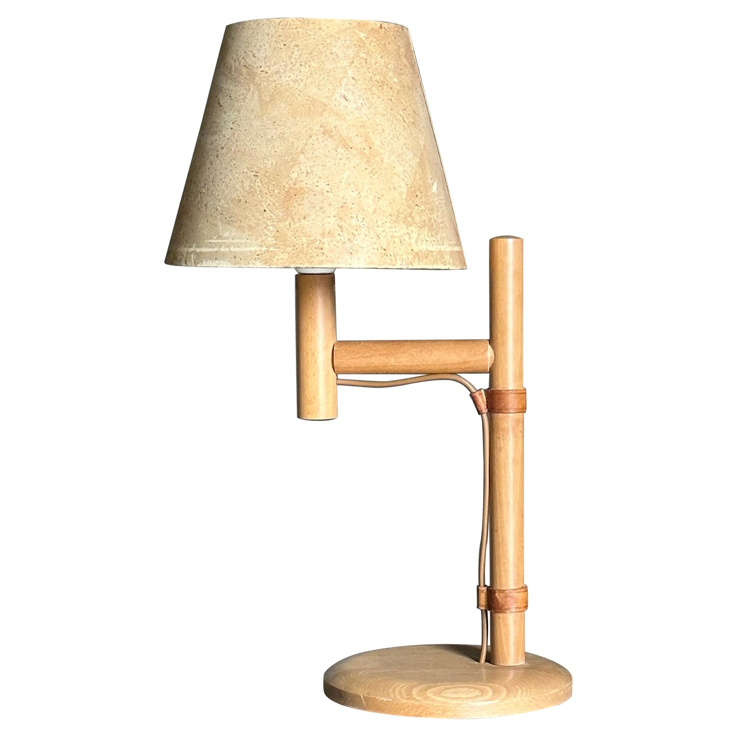 Frisman Vintage Bergboms Organic Table Lamp With Cork Shade, Sweden