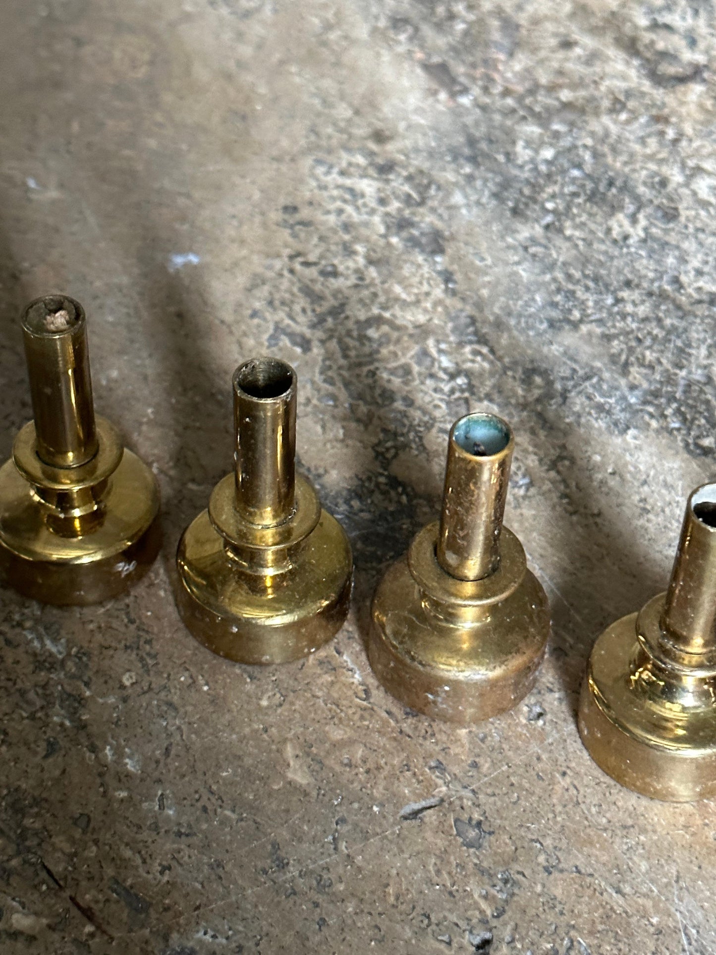 Frisman Vintage Hans Agne Jakobsson Brass Candle Holders, Set of 6