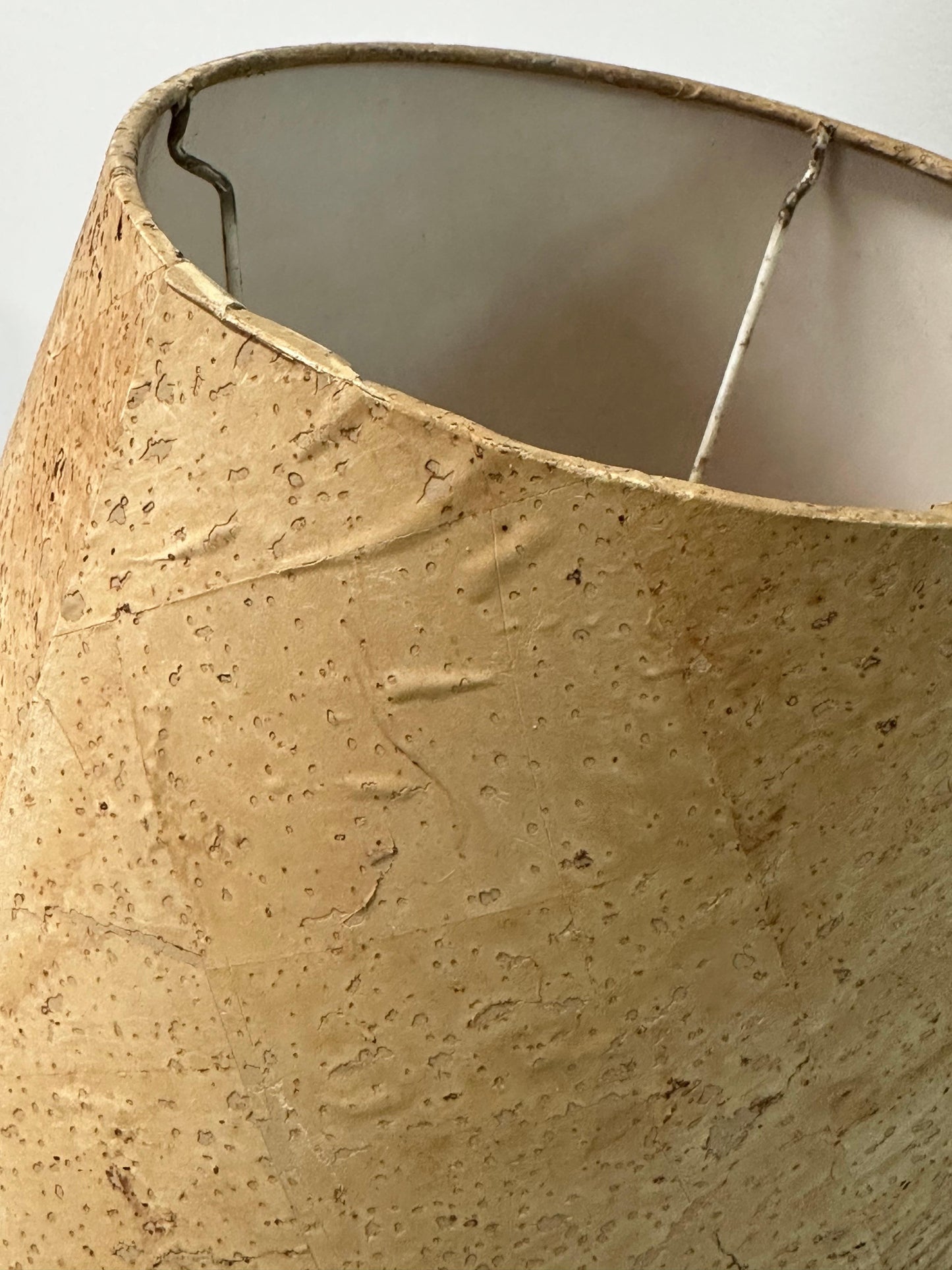 Frisman Vintage Bergboms Organic Table Lamp With Cork Shade, Sweden