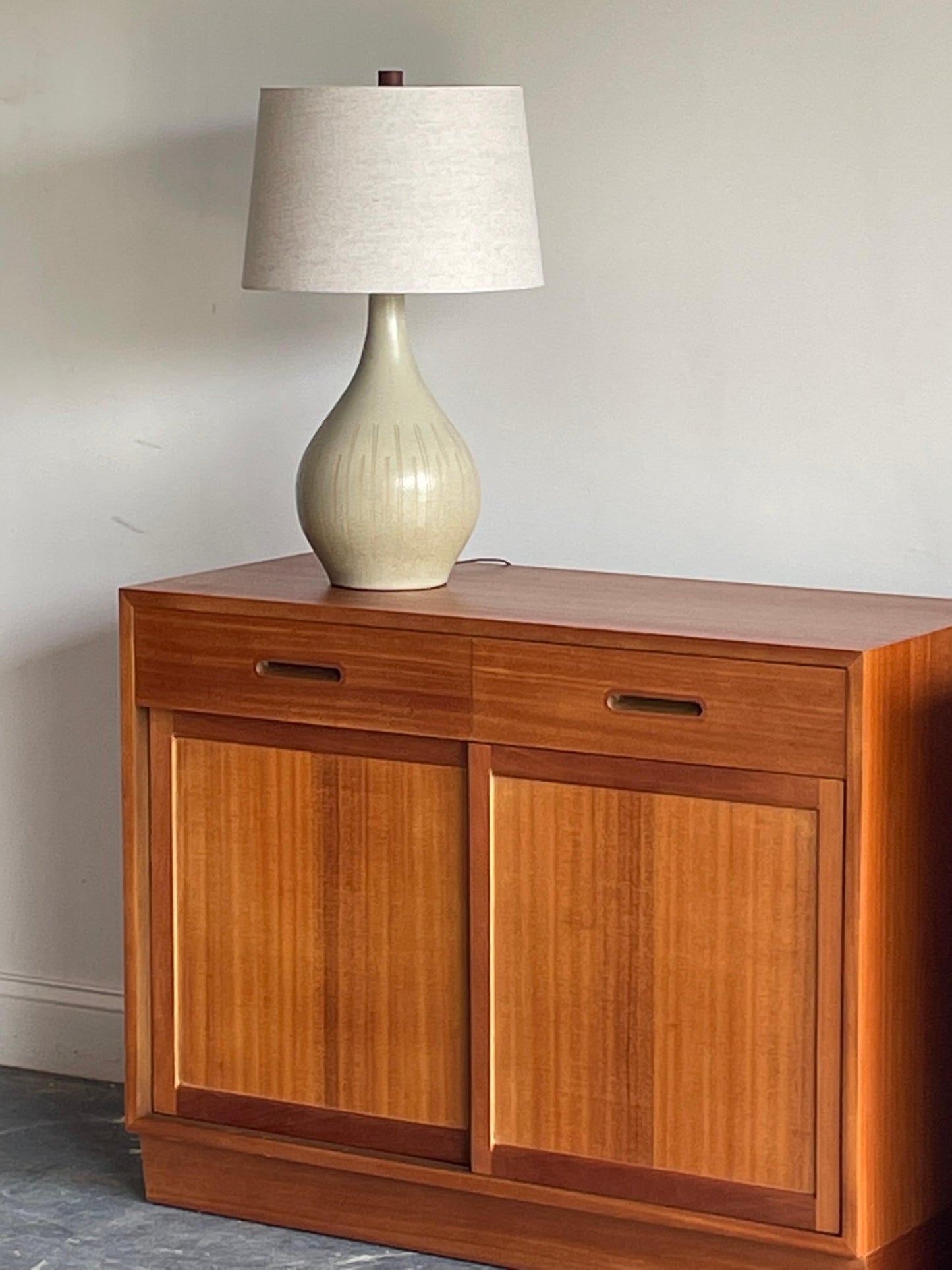 Frisman Vintage Jane and Gordon Martz Ceramic Table Lamp for Marshall Studios