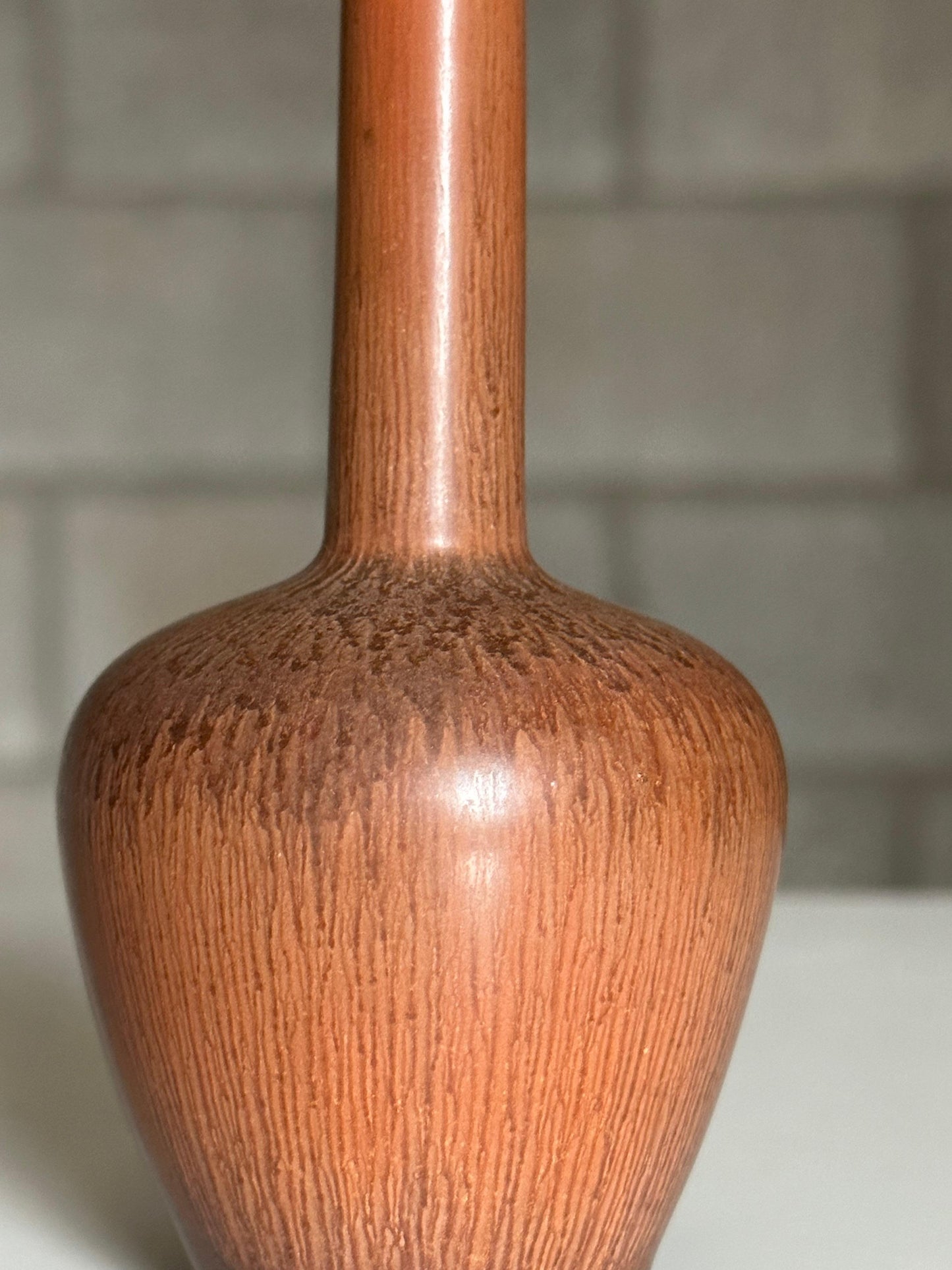 Frisman Vintage Carl-Harry Stålhane Small Stoneware Vase SVA for Rörstrand, 1950s