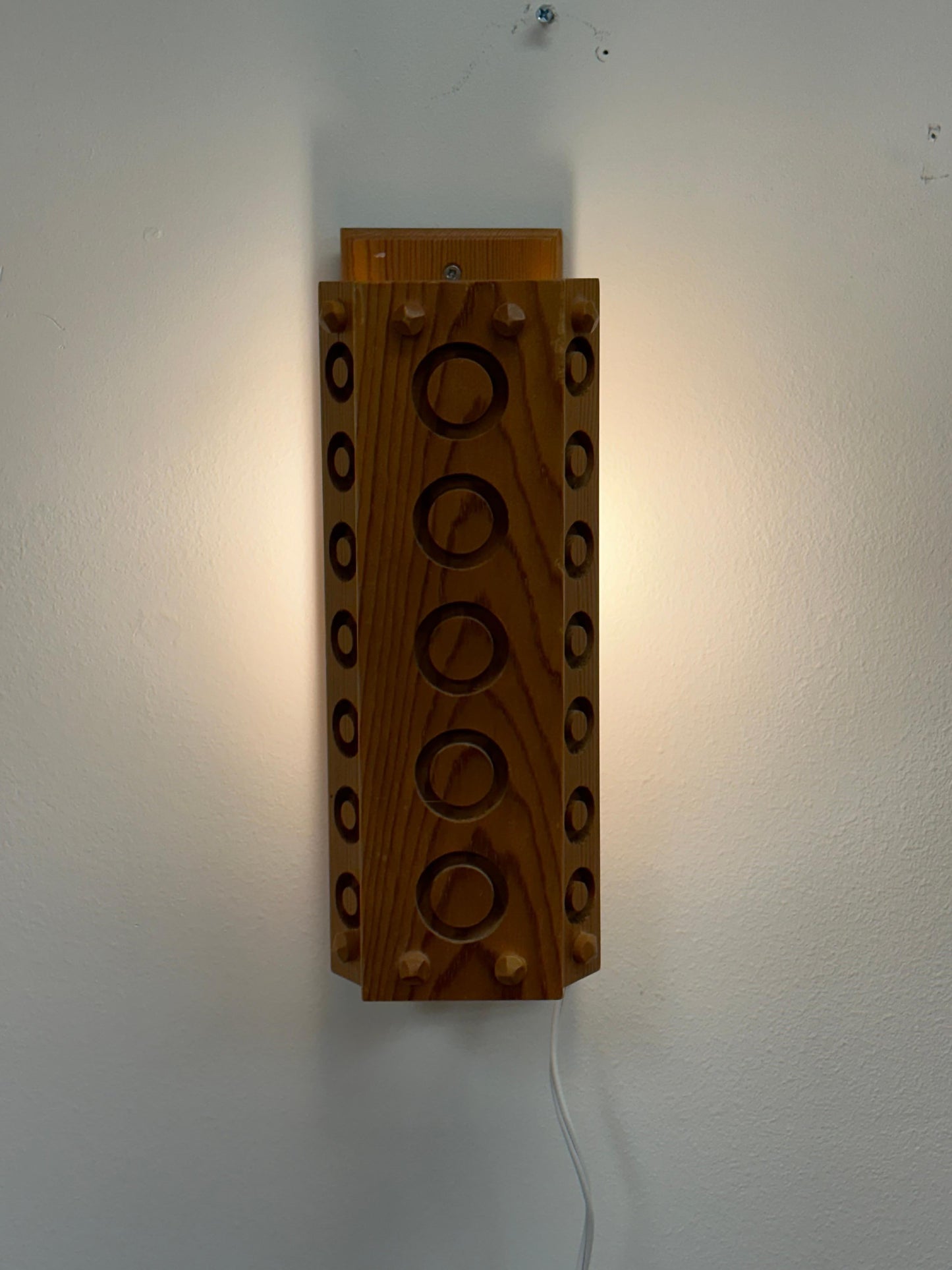 Frisman Vintage Swedish Organic Modern Wall Light, Pine