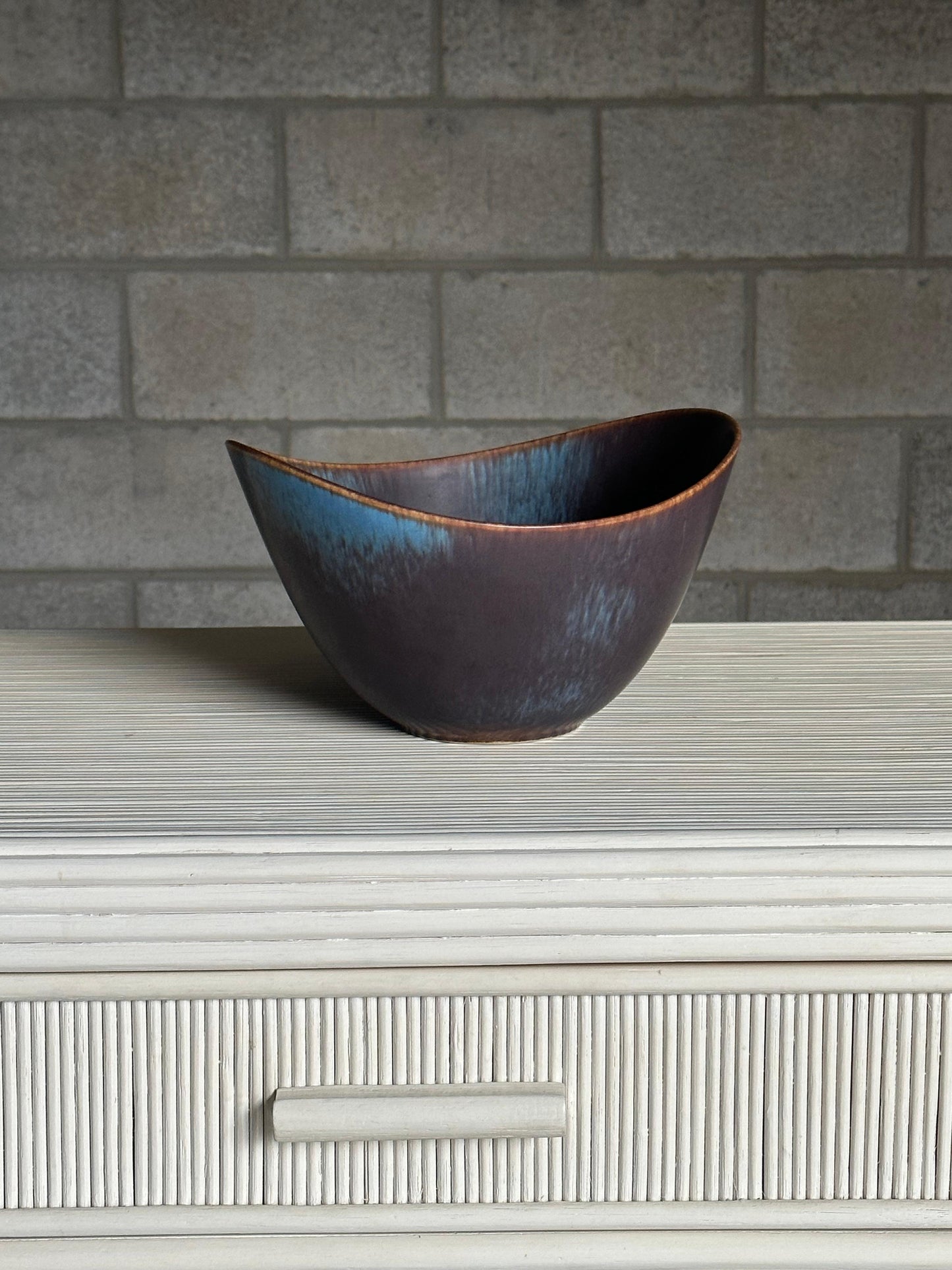 Frisman Vintage Gunnar Nylund for Rörstrand Large AXK Stoneware Bowl