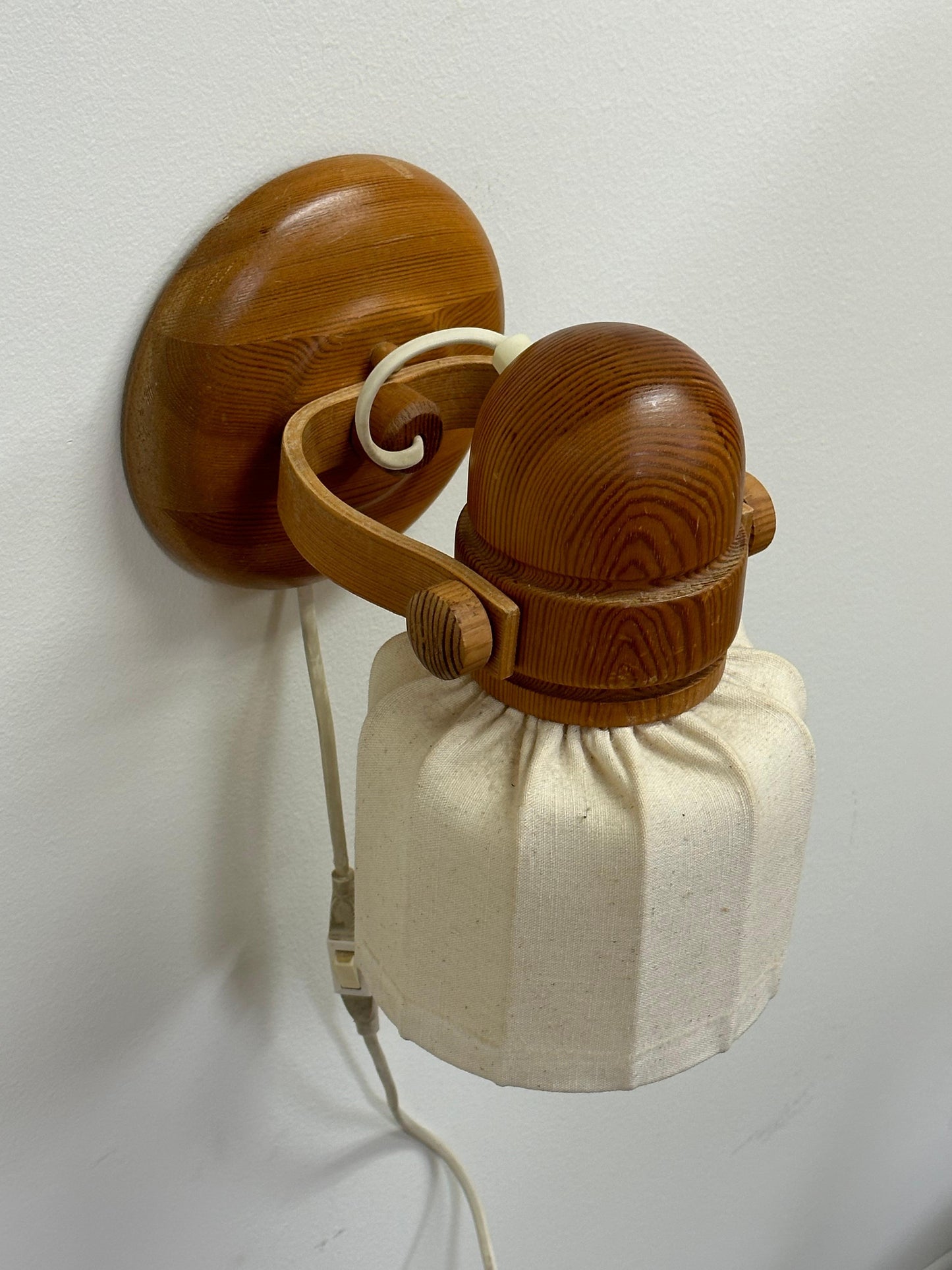 Frisman Vintage Markslöjd Sweden Pine Sconce or Wall Light
