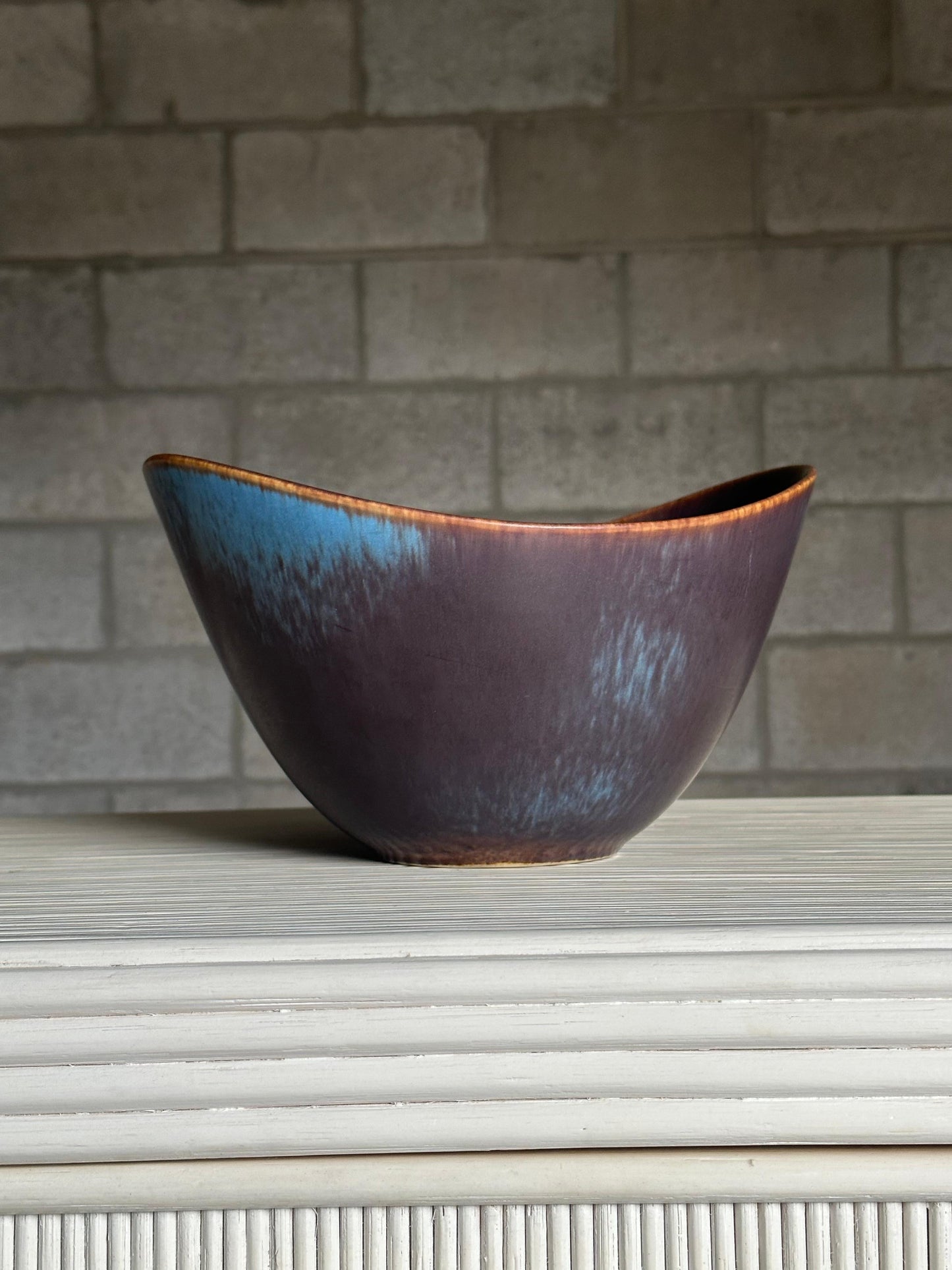 Frisman Vintage Gunnar Nylund for Rörstrand Large AXK Stoneware Bowl