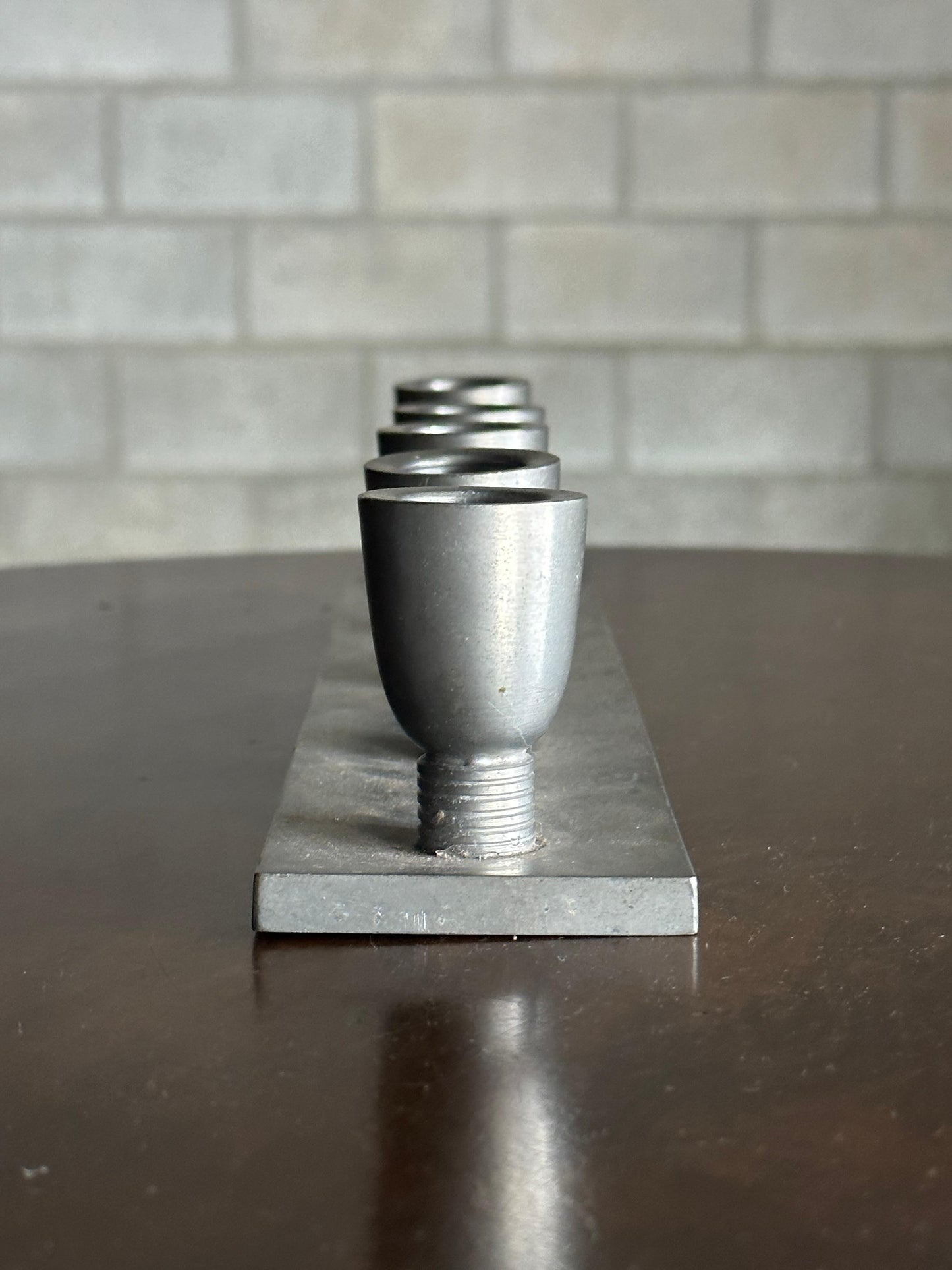 Frisman Vintage 1930s Pewter Candelabra by Sylvia Stave for C.G. Hallberg
