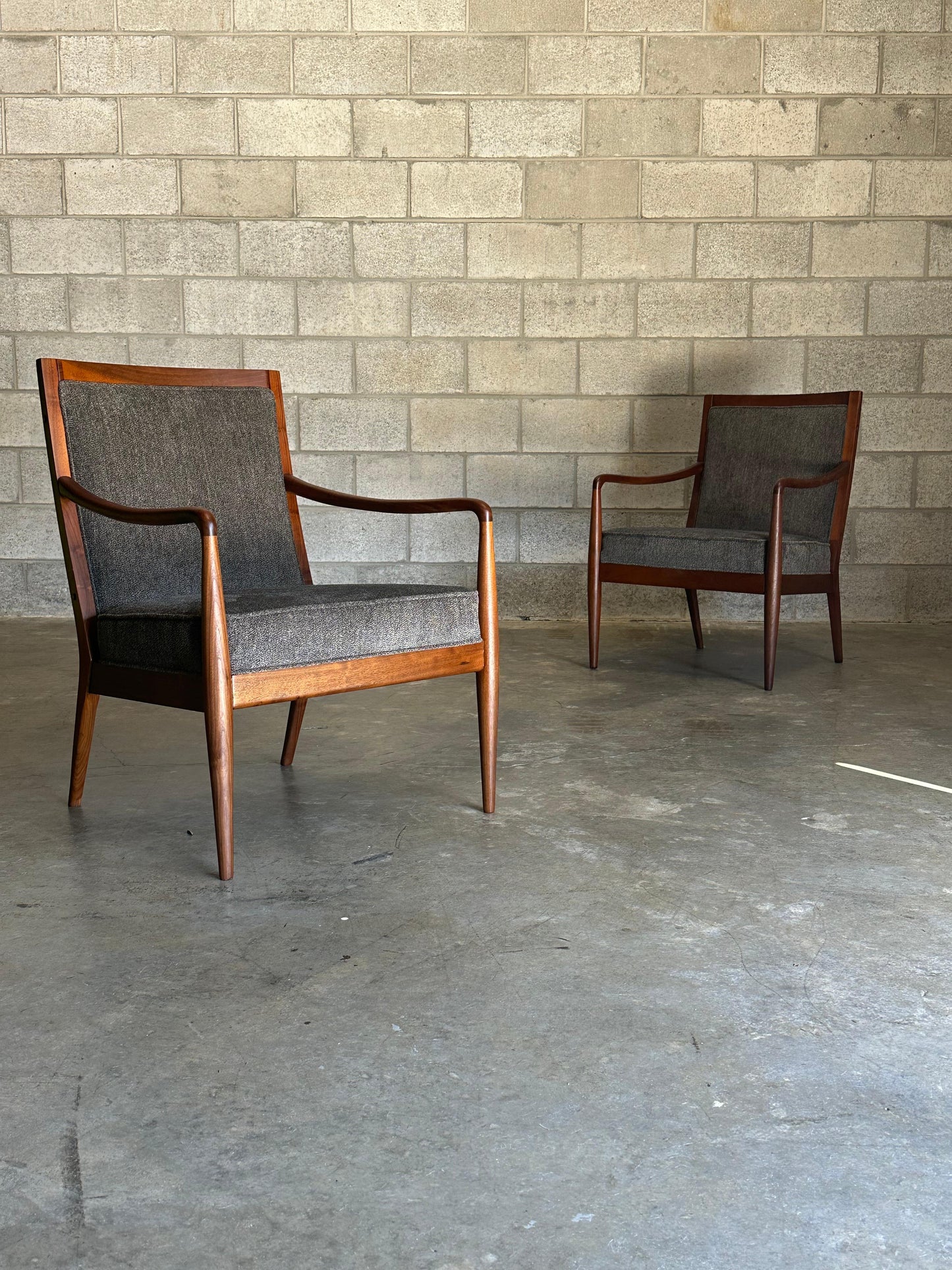 Frisman Vintage Lawrence Peadbody for Richardson Nemschoff Lounge Chairs- A Pair