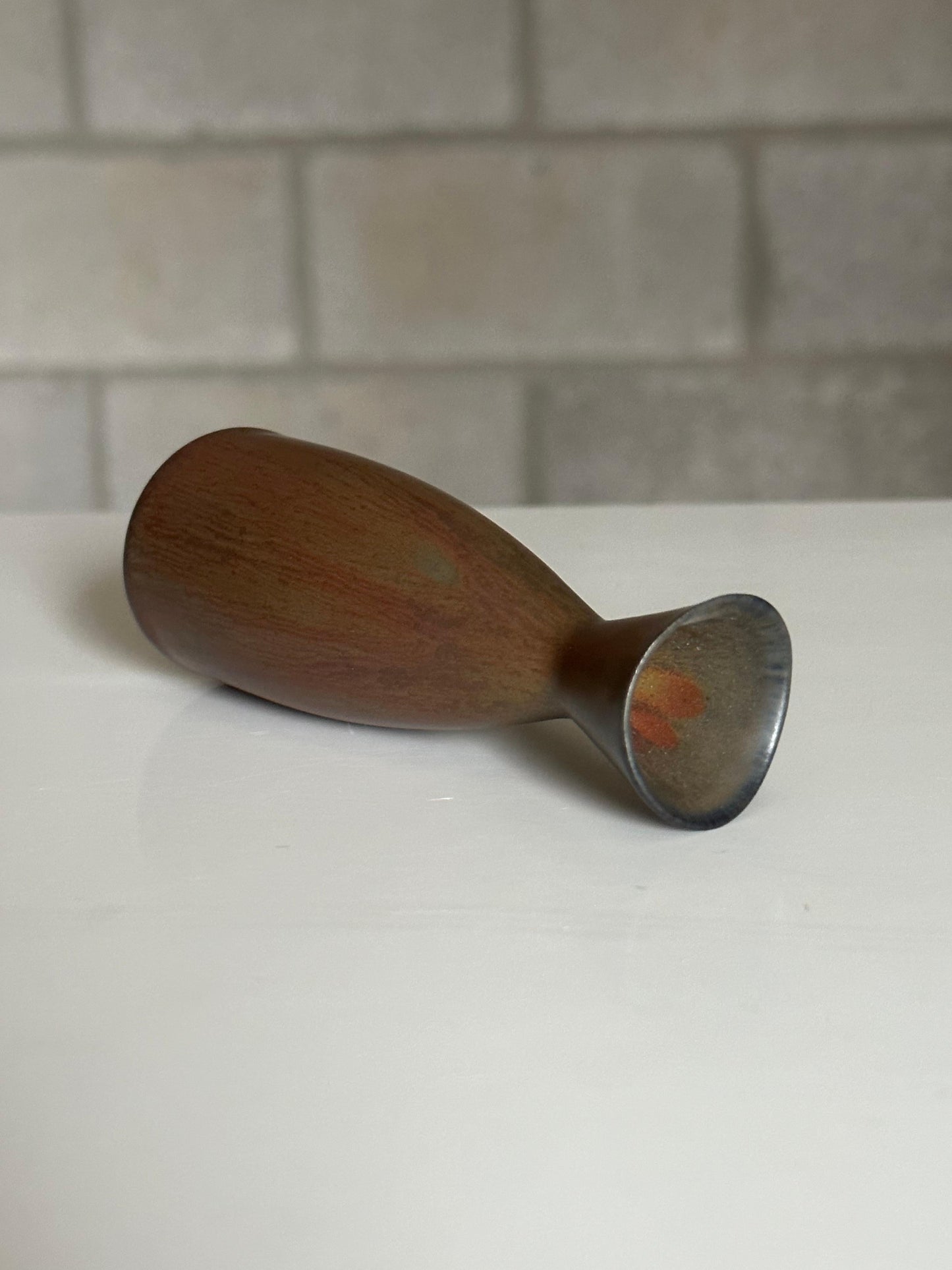 Frisman Vintage Carl-Harry Stålhane Small Stoneware Vase SXD for Rörstrand, 1950s