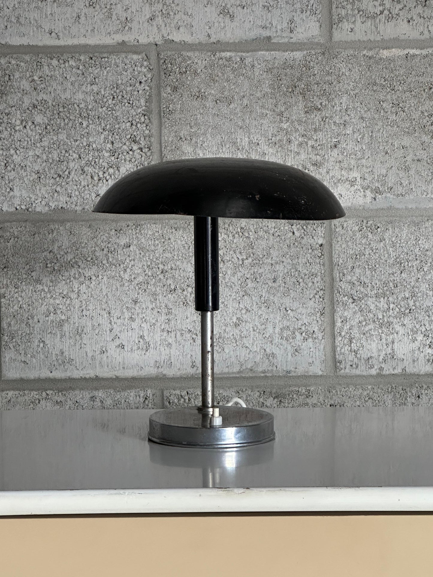 Frisman Vintage 1940s Harald Notini for Böhlmarks Attributed Table Lamp, Sweden