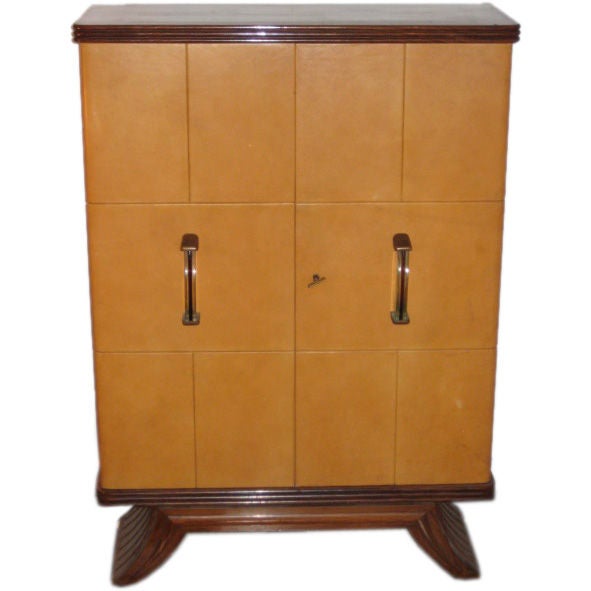 Frisman Vintage Outstanding And Unique Bar Cabinet by Osvaldo Borsani ca' 1940's