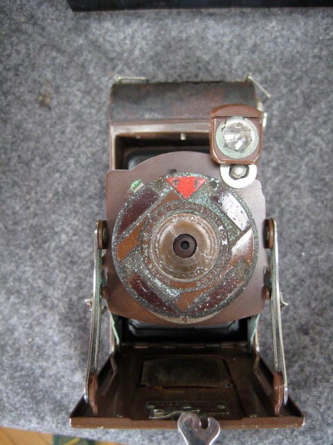 Frisman Vintage Walter Dorwin Teague Kodak Gift Camera #1A and Case