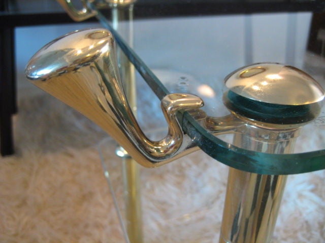 Frisman Vintage Brass Serving Cart by Osvaldo Borsani, circa 1938